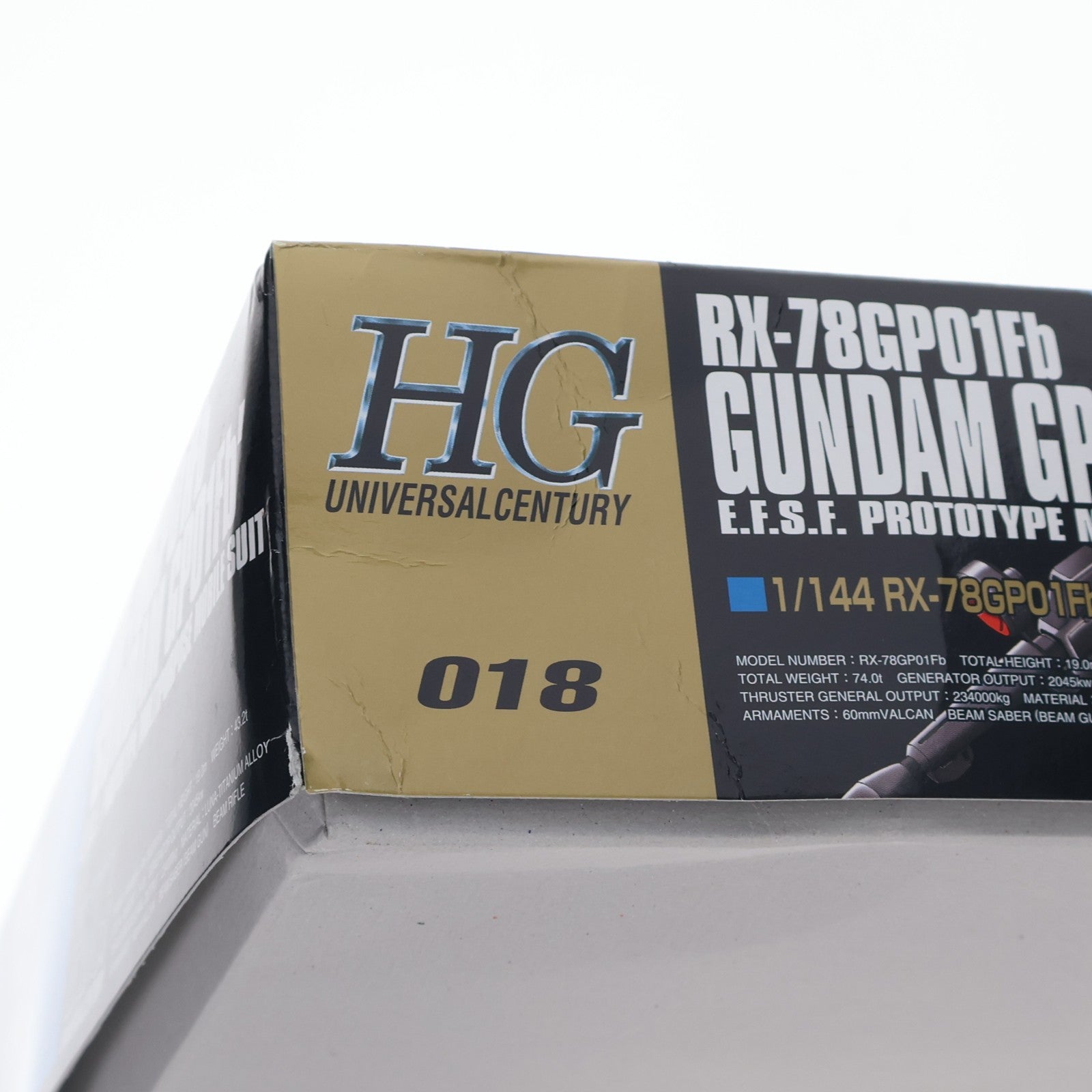 【中古即納】[PTM] (再販) HGUC 1/144 RX-78GP01/Fb ガンダムGP01Fb 機動戦士ガンダム0083 STARDUST MEMORY(スターダストメモリー) プラモデル(5060392) バンダイスピリッツ(20260418)