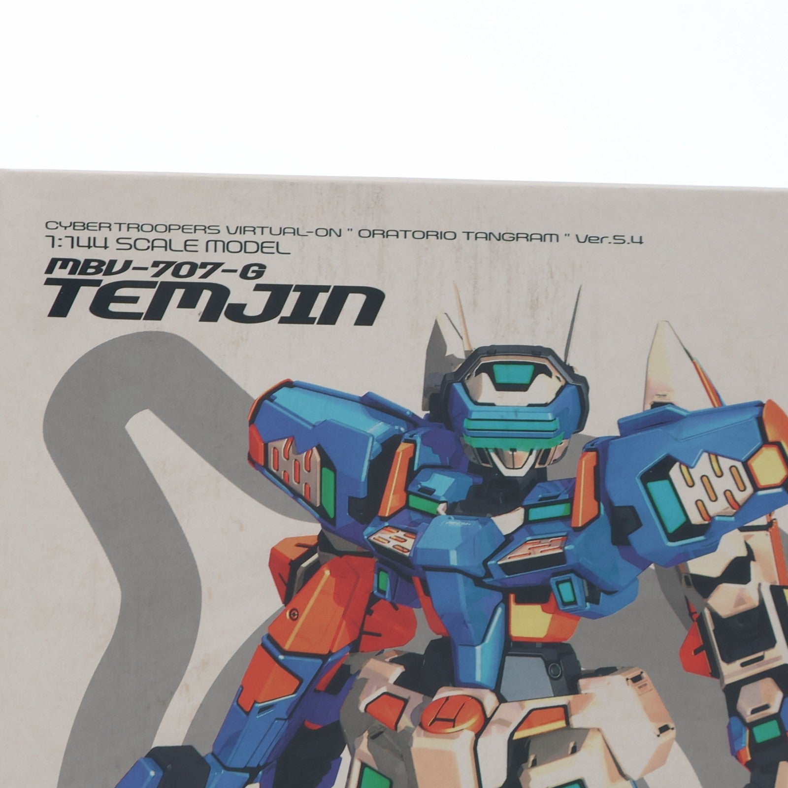 【中古即納】[PTM] VR-SSERIES 01 1/144 MBV-707-G テムジン D.N.A SIDE 電脳戦機バーチャロン プラモデル(VR-61) ウェーブ(WAVE)(19991031)