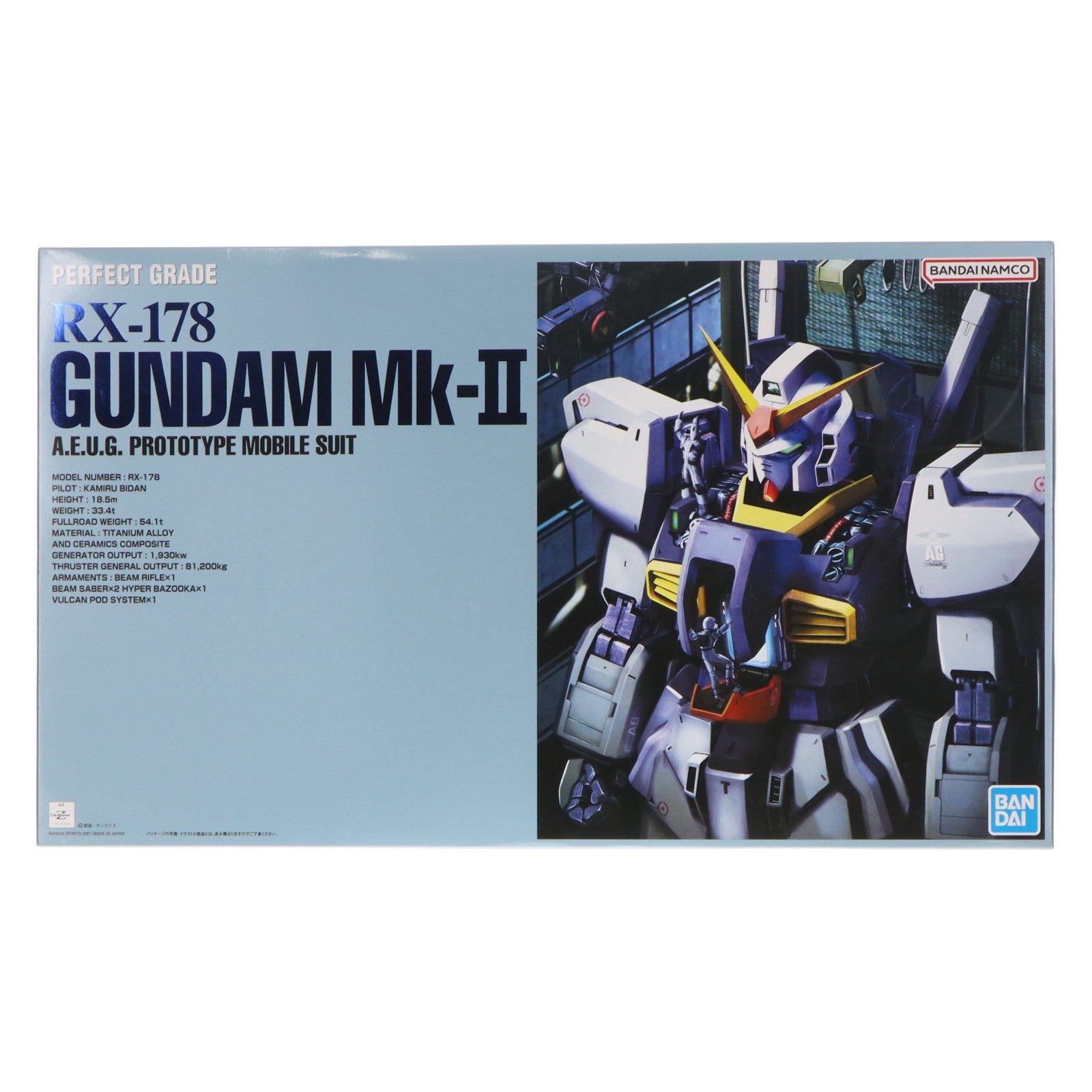 【中古即納】[PTM] (再販) PG 1/60 RX-178 ガンダムMk-II(エゥーゴ) 機動戦士Zガンダム プラモデル(5064872) バンダイスピリッツ(20241130)