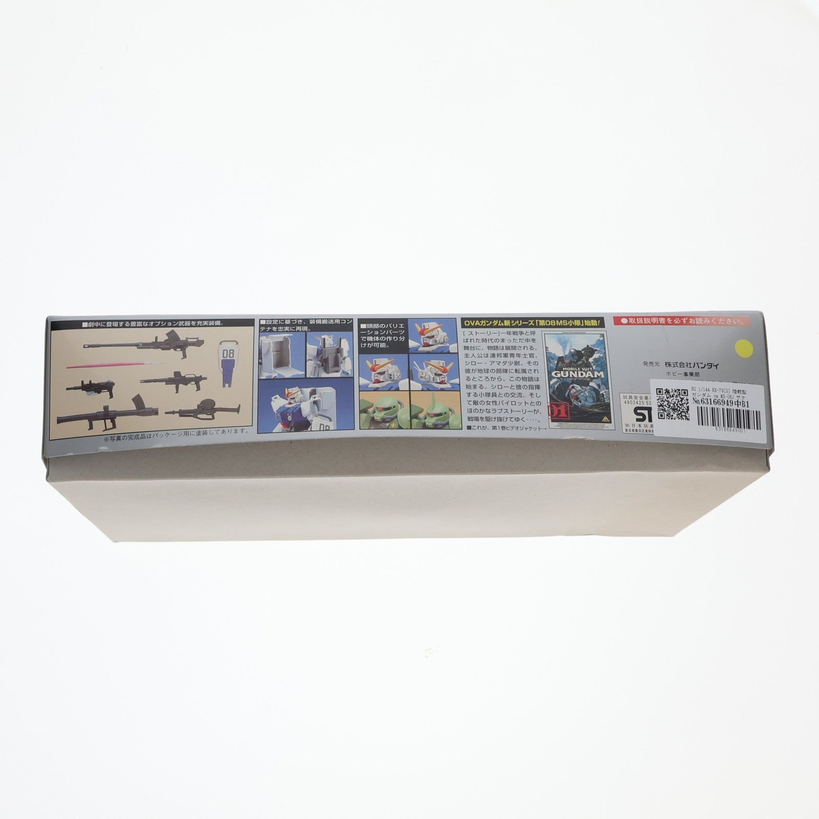 【中古即納】[PTM] HG 1/144 RX-79[G] 陸戦型ガンダム vs MS-06J ザクII 機動戦士ガンダム 第08MS小隊 プラモデル(0052672) バンダイ(20170127)