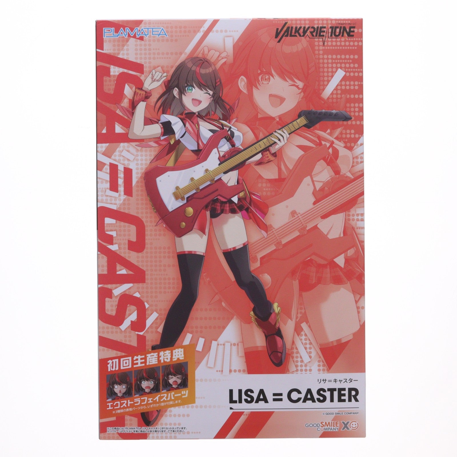 【中古即納】[PTM] 初回生産特典(白目顔)&グッドスマイルカンパニー公式ショップ&一部店舗限定特典付属 PLAMATEA VALKYRIE TUNE(プラマテア ヴァルキリーチューン) リサ=キャスター プラモデル グッドスマイルカンパニー(20260220)