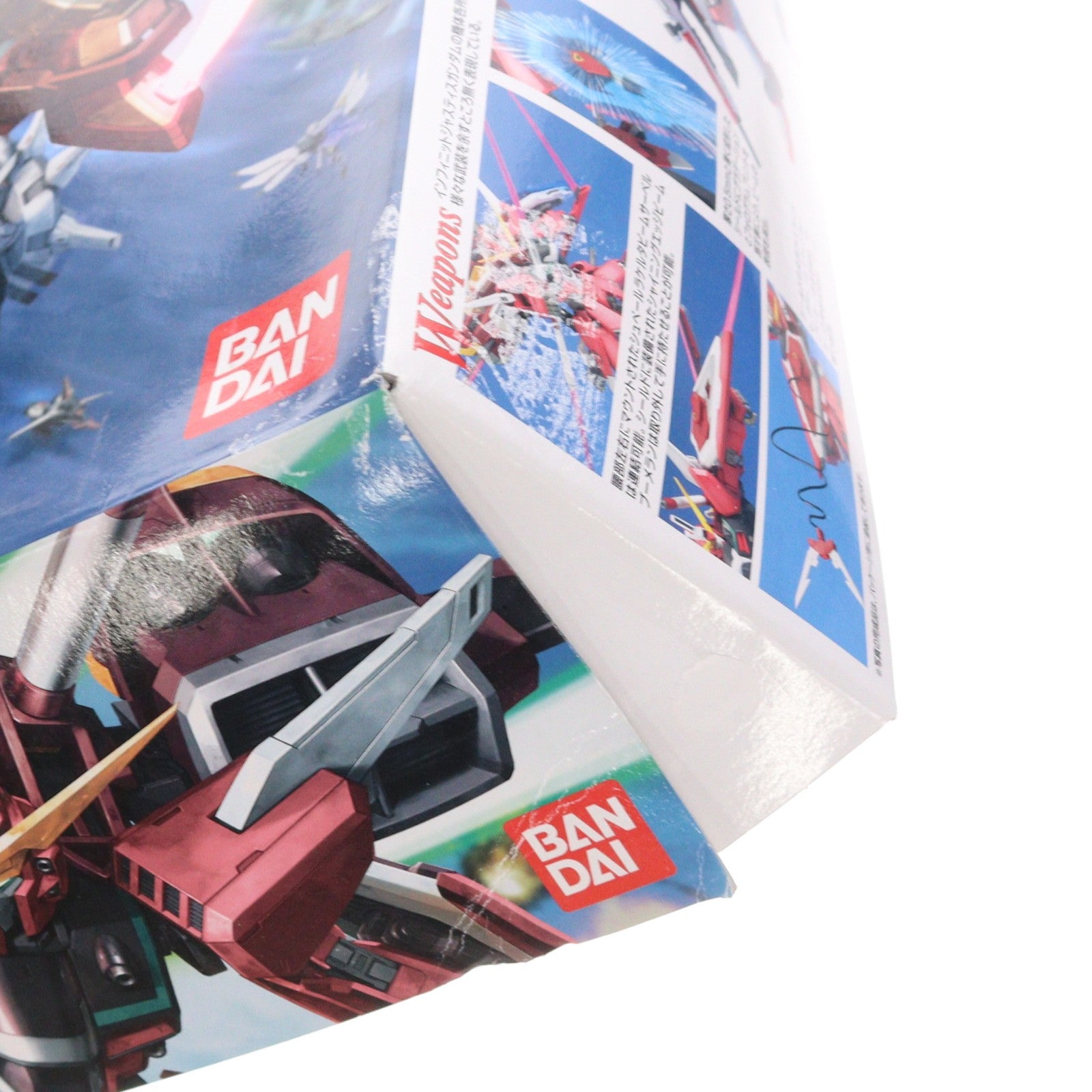 【中古即納】[PTM] MG 1/100 ZGMF-X19A インフィニットジャスティスガンダム 機動戦士ガンダムSEED DESTINY(シード デスティニー) プラモデル(0156649) バンダイ(20081001)