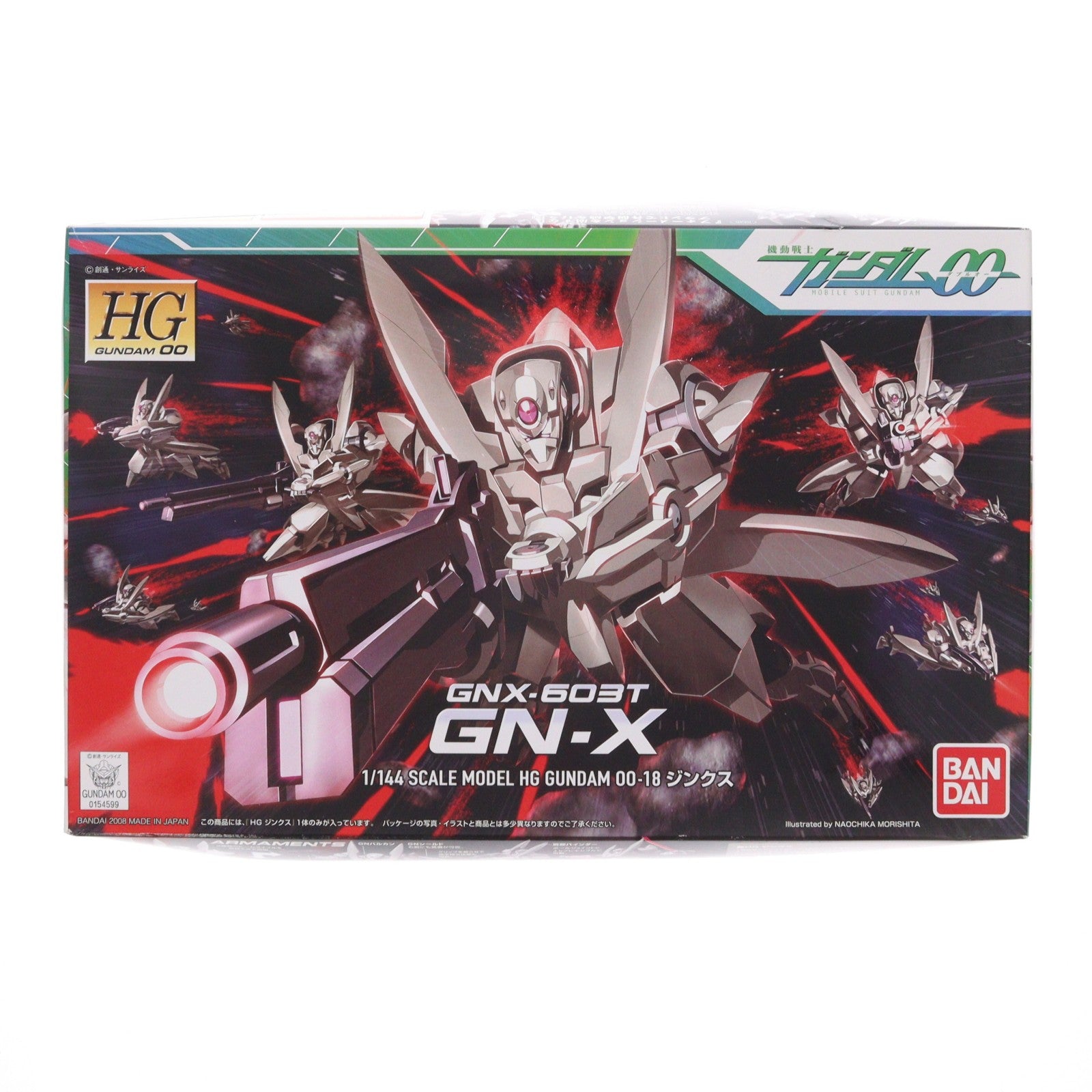 【中古即納】[PTM] HG 1/144 GN-X ジンクス 機動戦士ガンダム00(ダブルオー) プラモデル バンダイ(20190531)