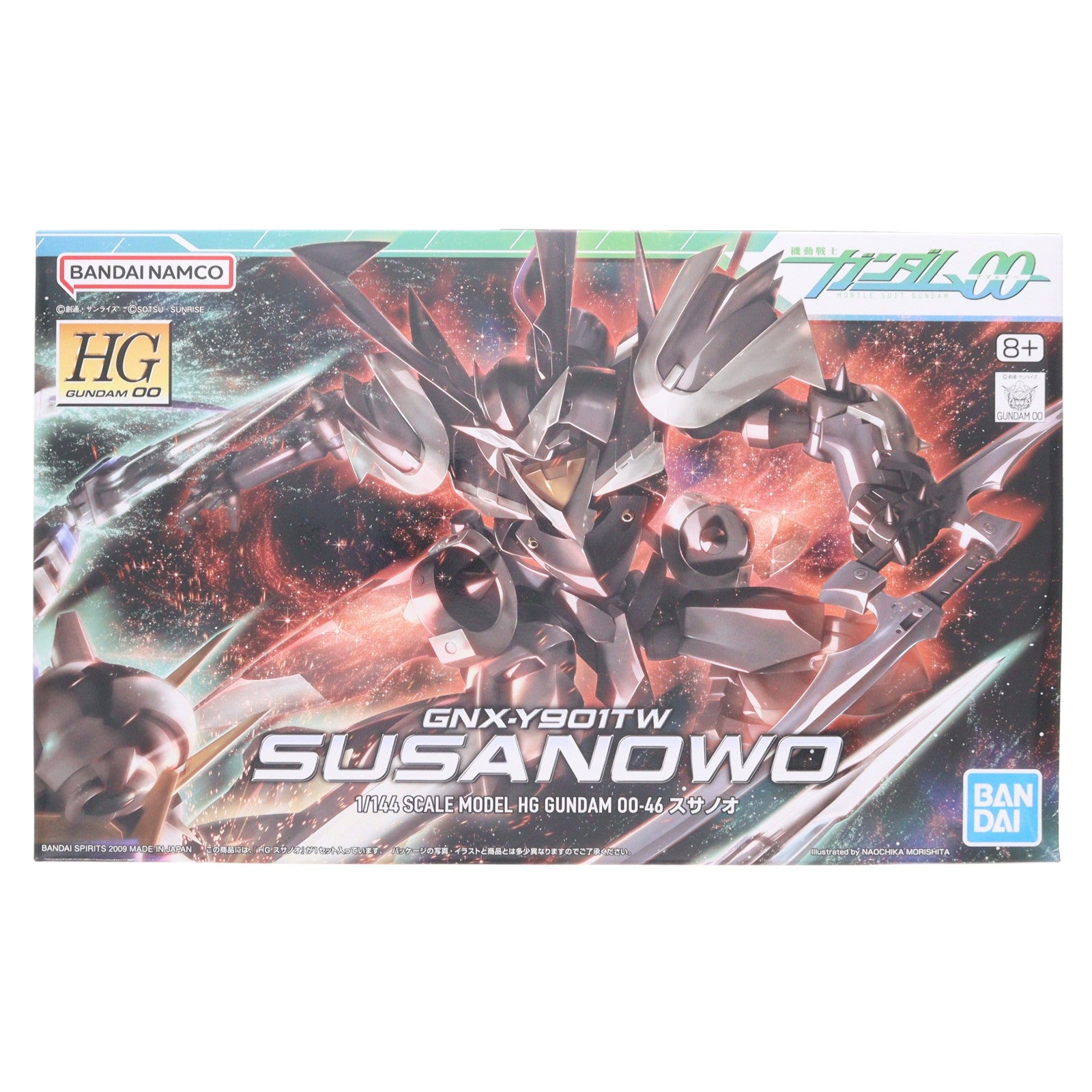 【中古即納】[PTM] (再販) HG 1/144 GNX-Y901TW スサノオ 機動戦士ガンダム00(ダブルオー) プラモデル(5060650) バンダイスピリッツ(20260530)