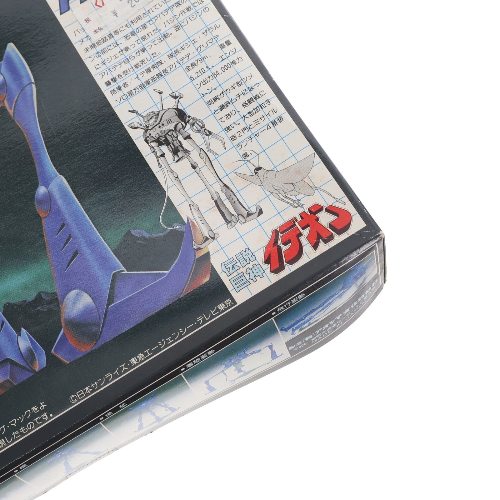【中古即納】[PTM] 1/600 重機動メカ ドグ・マック(バッフ・クラン宇宙軍制式) 伝説巨神イデオン プラモデル(TS-10) アオシマ(19991231)