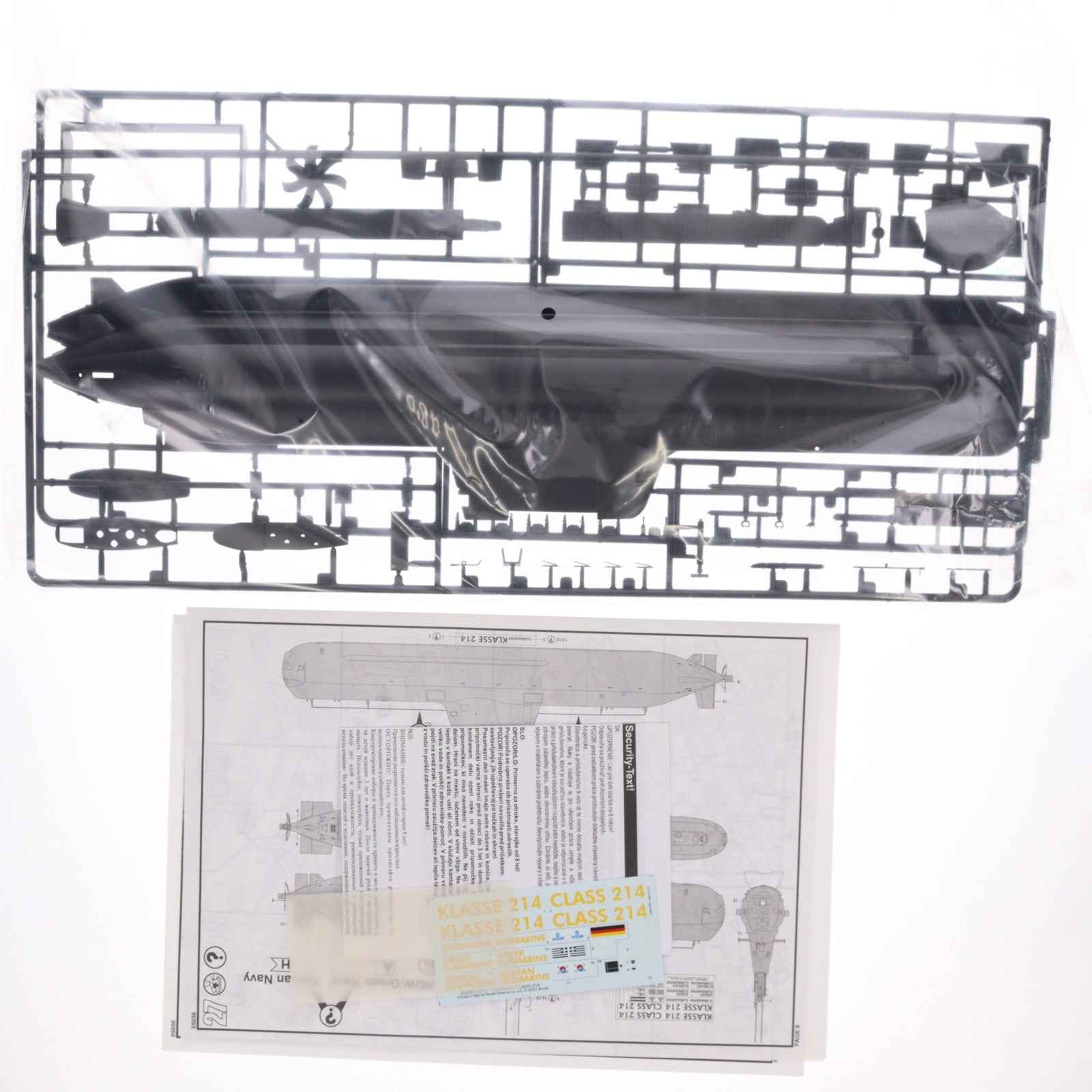 【中古即納】[PTM] 1/144 U-Boot Submarine Class 214 プラモデル(05056) Revell(レベル)(20071130)