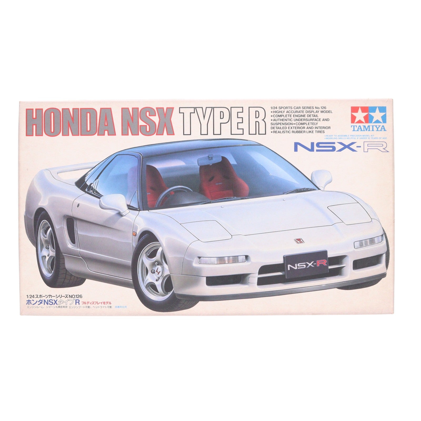 【中古即納】[PTM] スポーツカーシリーズ NO.126 1/24 ホンダ NSX タイプR ディスプレイモデル プラモデル(24126) タミヤ(19991231)
