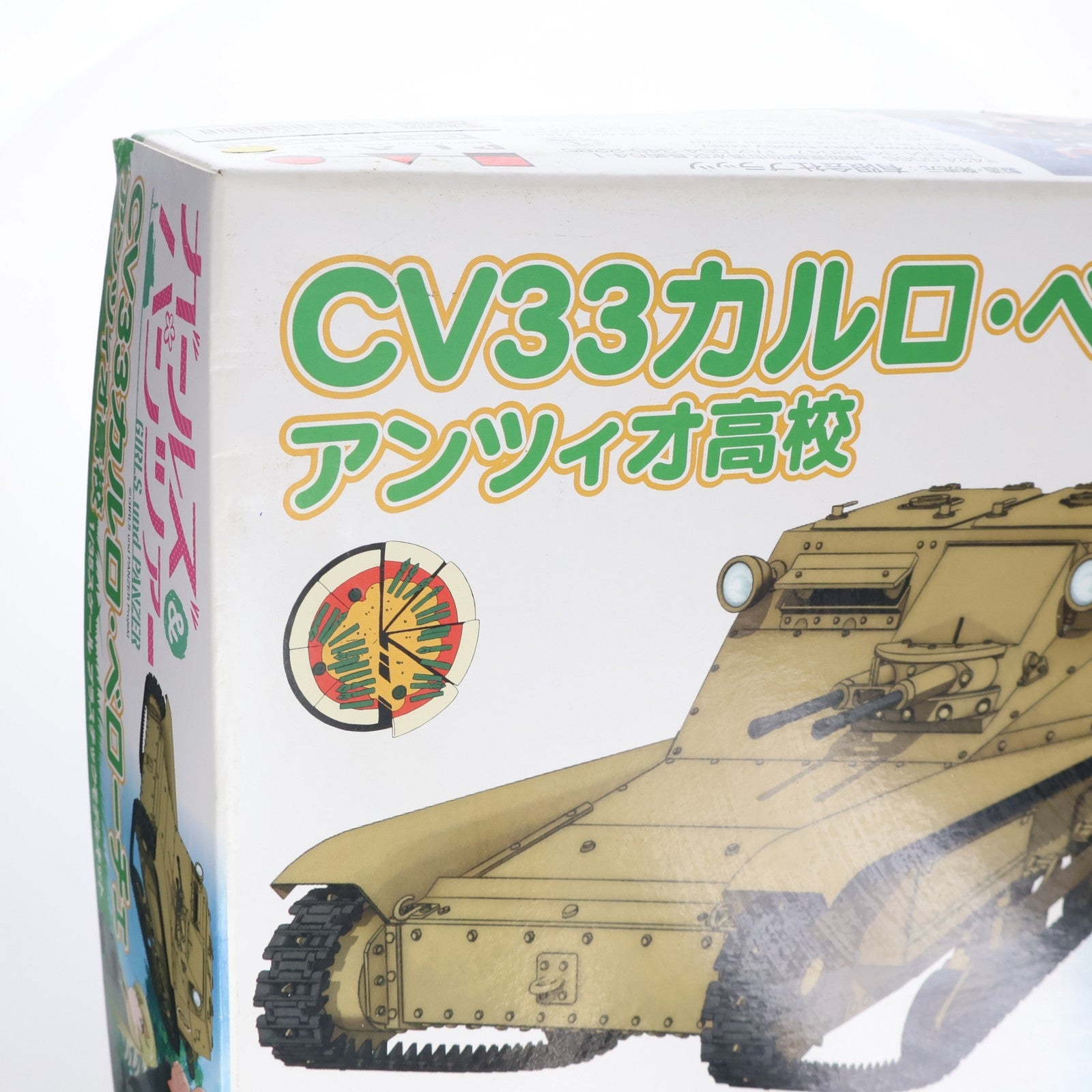 【中古即納】[PTM] 1/35 CV33 カルロ・ベローチェ アンツィオ高校 ガールズ&パンツァー プラモデル(GP-15) プラッツ(20170811)