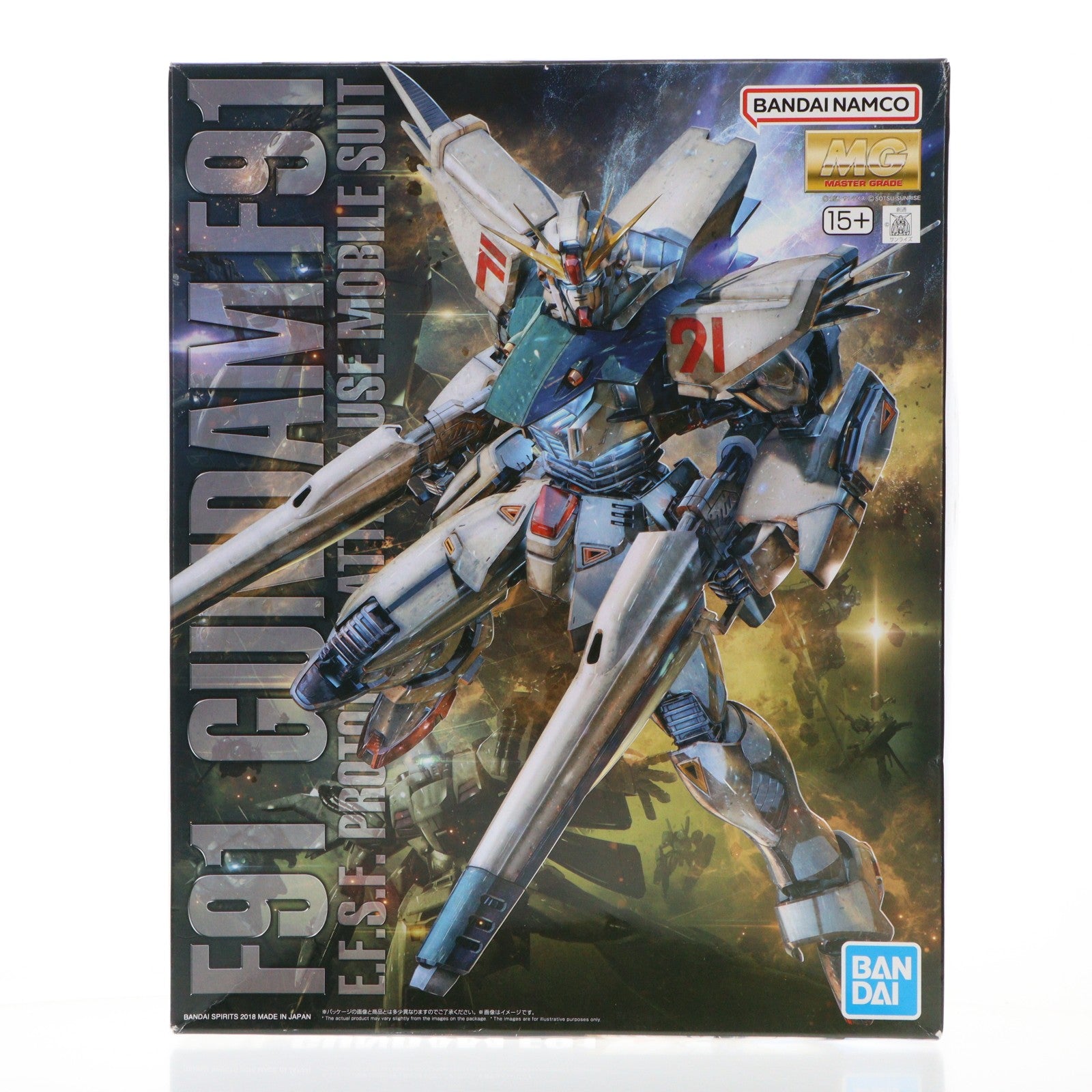 【中古即納】[PTM] (再販) MG 1/100 F91 ガンダムF91 Ver.2.0 機動戦士ガンダムF91 プラモデル(5061612) バンダイスピリッツ(20250831)