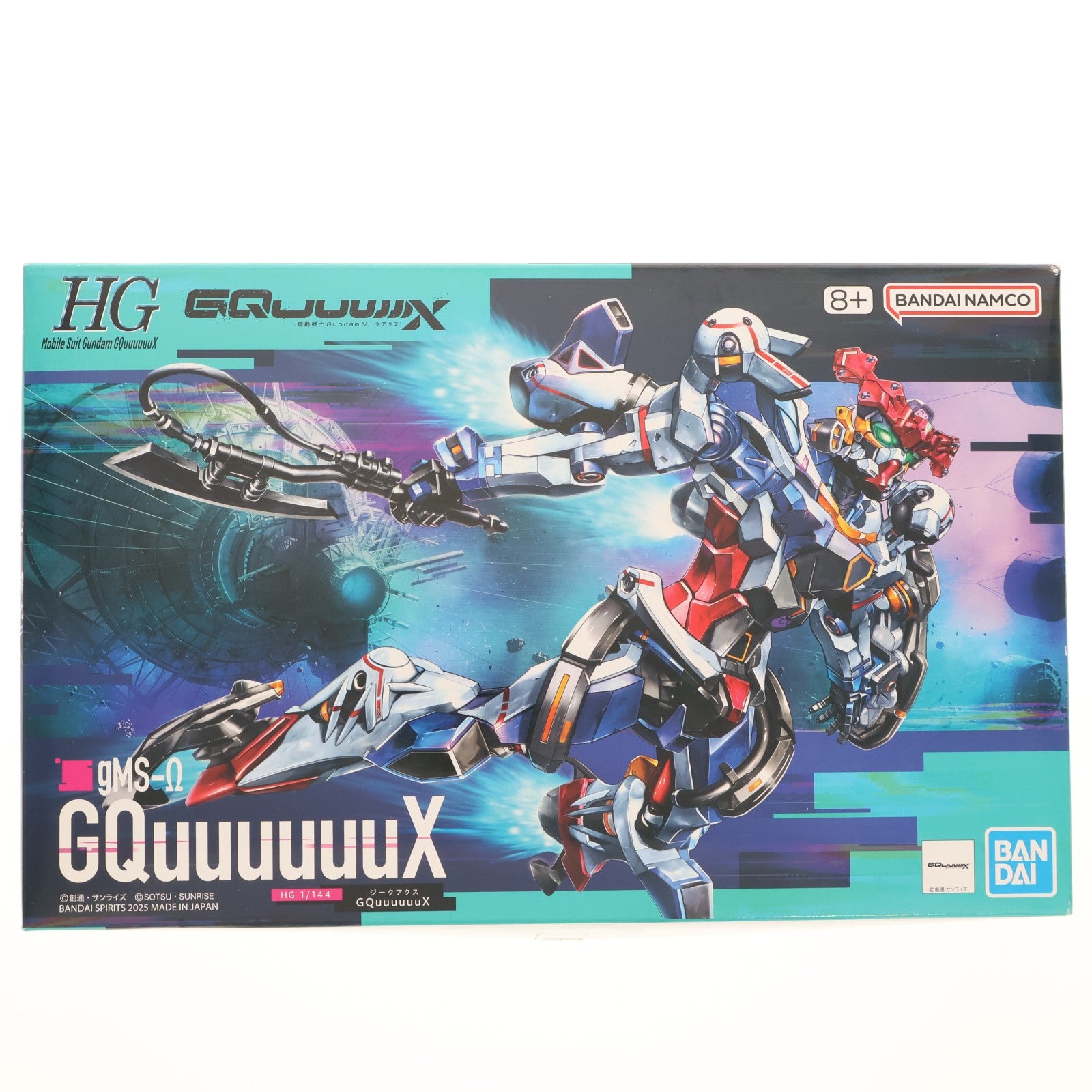 【中古即納】[PTM] (再販) HG 1/144 GQuuuuuuX(ジークアクス) 機動戦士Gundam GQuuuuuuX(ガンダム ジークアクス) プラモデル(5068317) バンダイスピリッツ(20250625)