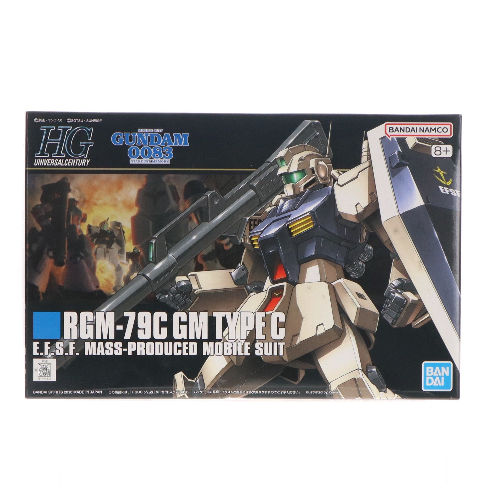 【中古即納】[PTM] (再販) HGUC 1/144 RGM-79C ジム改 機動戦士ガンダム0083 STARDUST MEMORY(スターダストメモリー) プラモデル(5059163) バンダイスピリッツ(20250827)