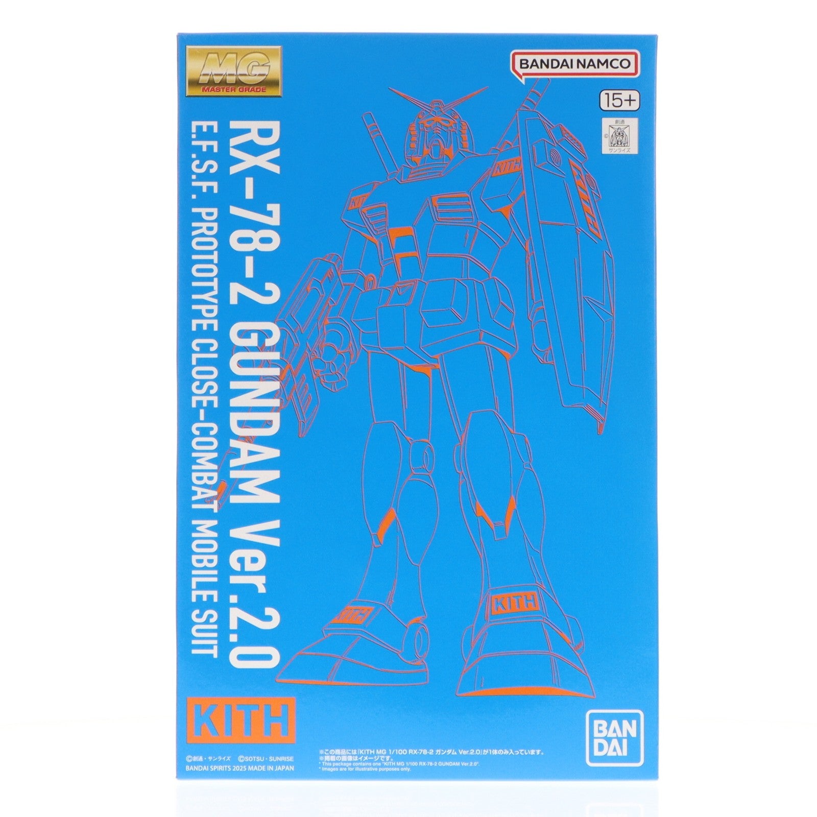 【中古即納】[PTM] KITH App限定 KITH MG 1/100 RX-78-2 ガンダム Ver.2.0 機動戦士ガンダム プラモデル(5069776) バンダイスピリッツ(20260228)