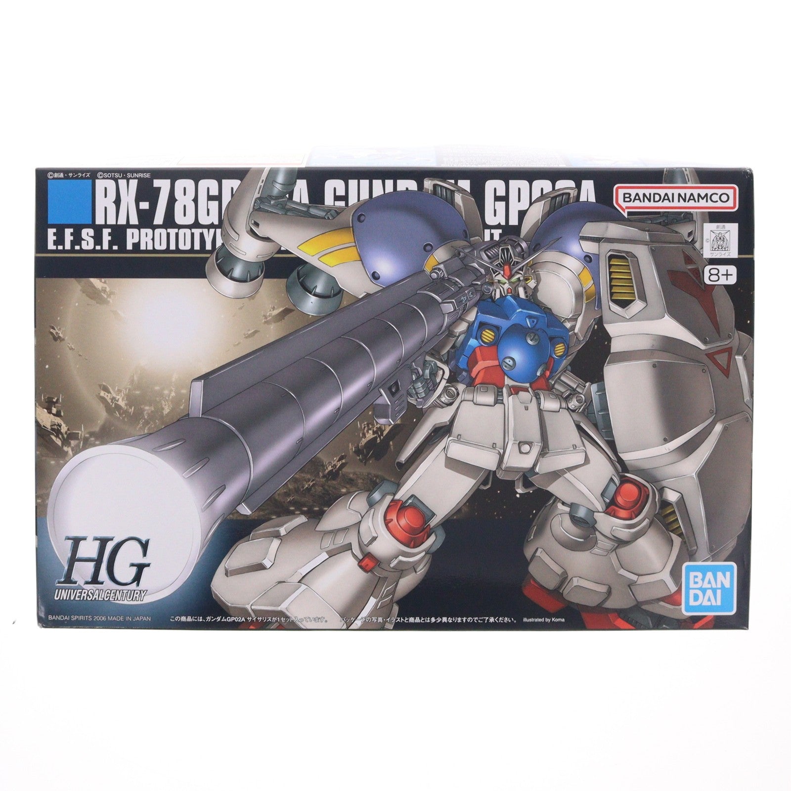 【中古即納】[PTM] (再販) HGUC 1/144 RX-78 GP02A ガンダム試作2号機(サイサリス) 機動戦士ガンダム0083 STARDUST MEMORY(スターダストメモリー) プラモデル バンダイスピリッツ(20260429)
