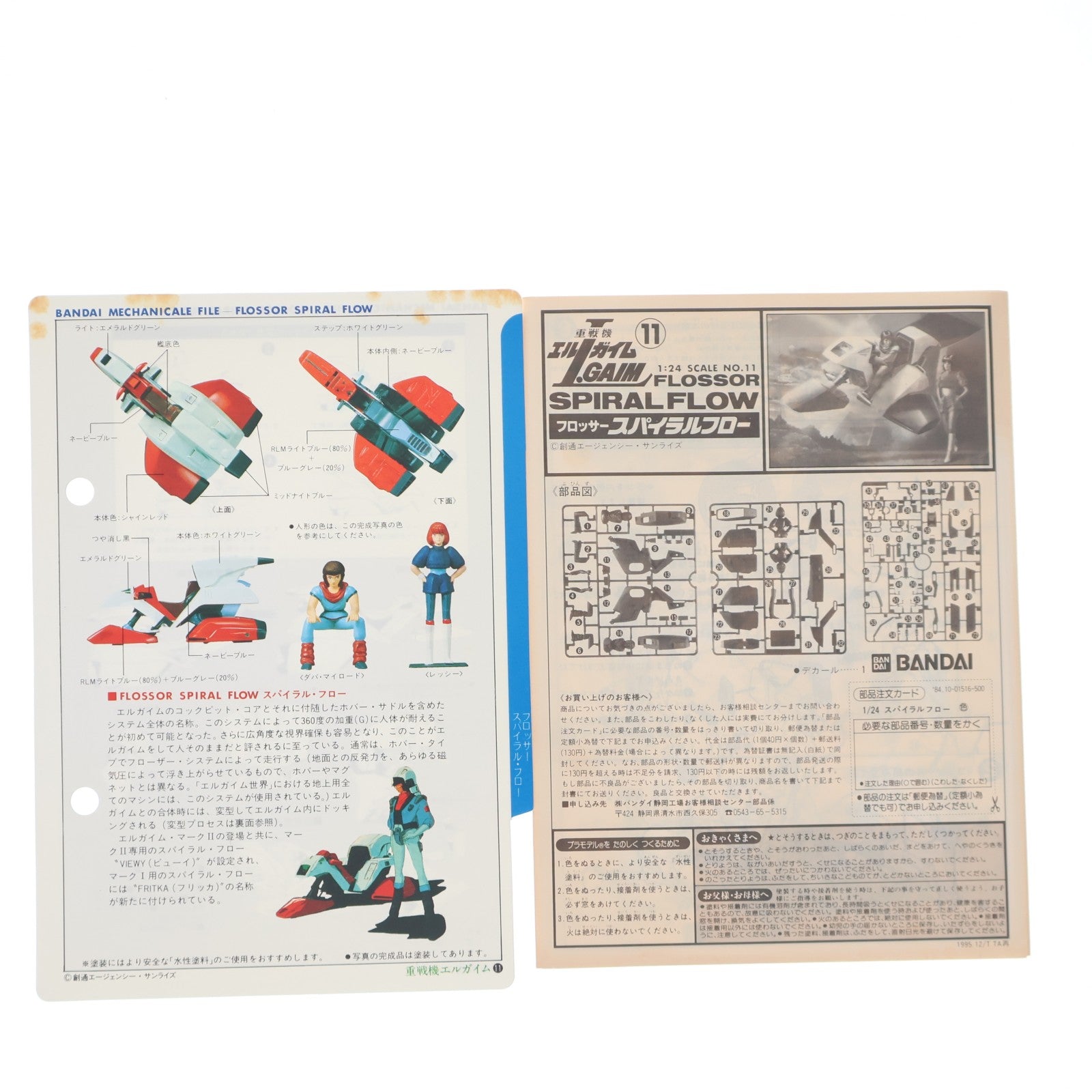 【中古即納】[PTM] 1/24 スパイラルフロー 重戦機エルガイム L・GAIM No.11 プラモデル バンダイ(20070228)
