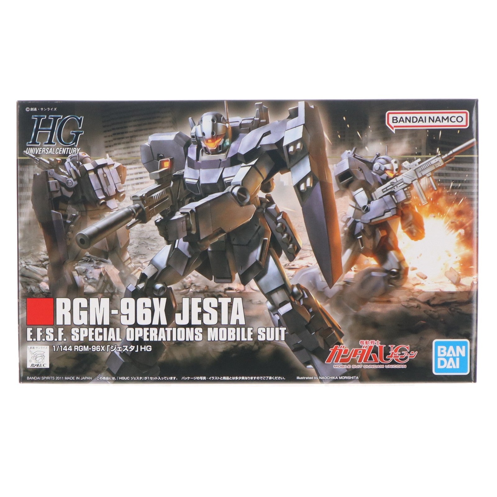 【中古即納】[PTM] (再販) HGUC 1/144 ジェスタ 機動戦士ガンダムUC(ユニコーン) プラモデル バンダイスピリッツ(20241231)