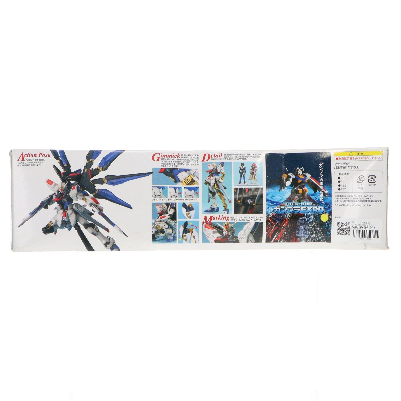 【中古即納】[PTM] ガンプラEXPO限定 MG 1/100 ZGMF-X20A ストライクフリーダムガンダム クリアカラーバージョン 機動戦士ガンダムSEED DESTINY(シード デスティニー) プラモデル(0149983) バンダイ(20080425)
