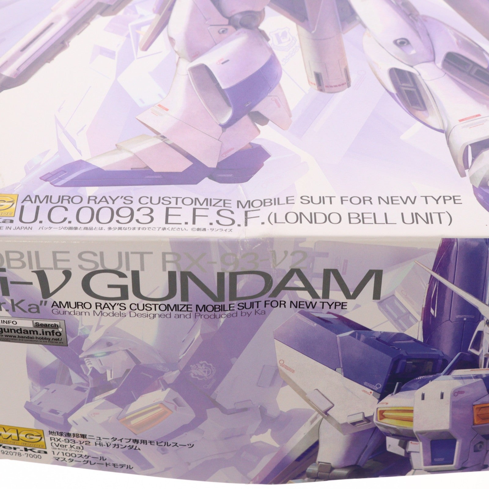 【中古即納】[PTM] MG 1/100 RX-93-ν2 Hi-νガンダム Ver.Ka 機動戦士ガンダム 逆襲のシャア ベルトーチカ・チルドレン プラモデル(0192078) バンダイ(20200926)