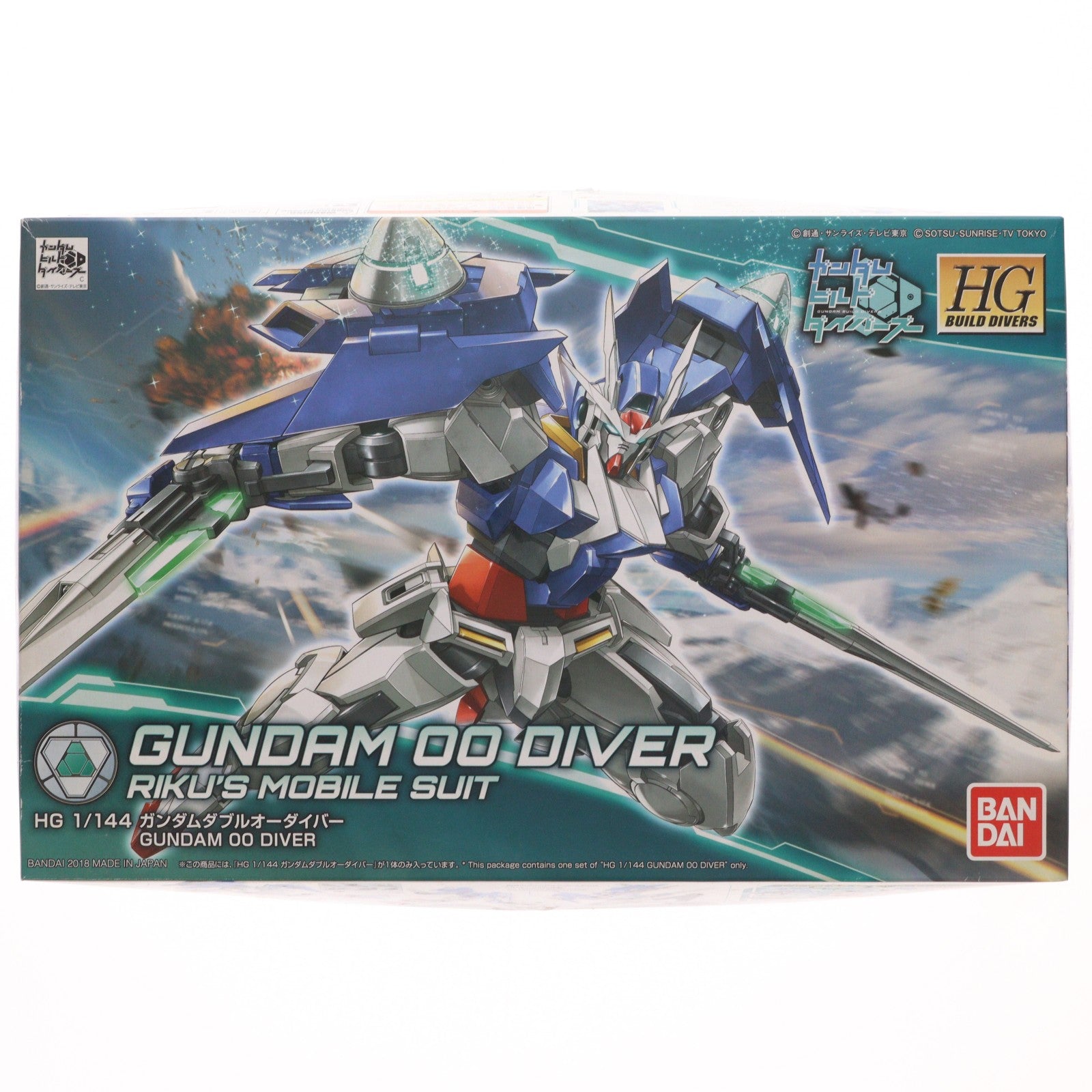 【中古即納】[PTM] HGBD 1/144 ガンダムダブルオーダイバー ガンダムビルドダイバーズ プラモデル バンダイ(20180407)