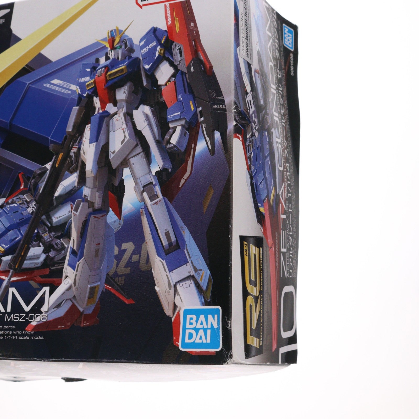 【中古即納】[PTM] (再販) RG 1/144 MSZ-006 ゼータガンダム 機動戦士Zガンダム プラモデル(5061599) バンダイスピリッツ(20250419)