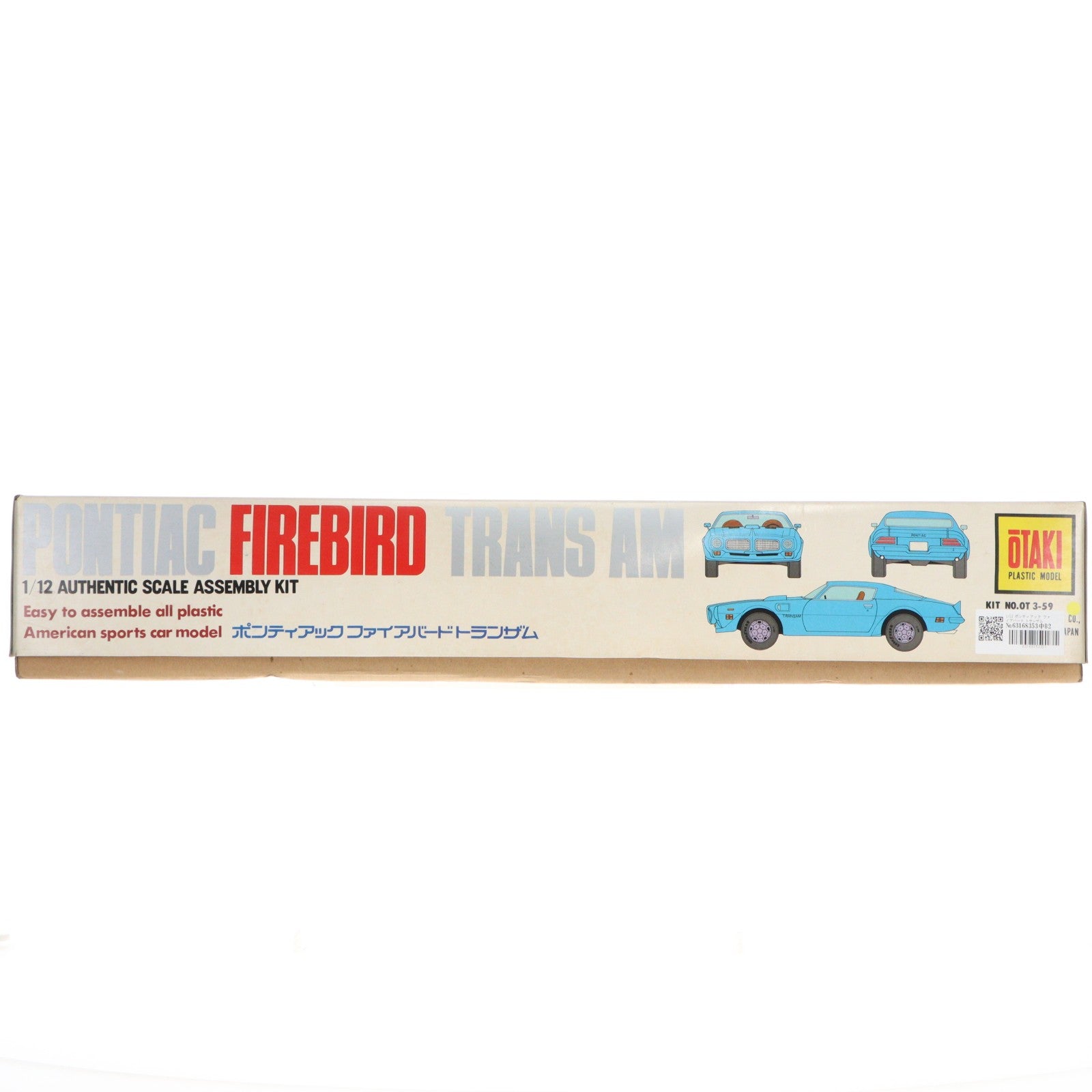 【中古即納】[PTM] SPOTS CAR SERIES 1/12 ポンティアック ファイアバード トランザム プラモデル(OT3-59) OTAKI(オオタキ)(19991231)