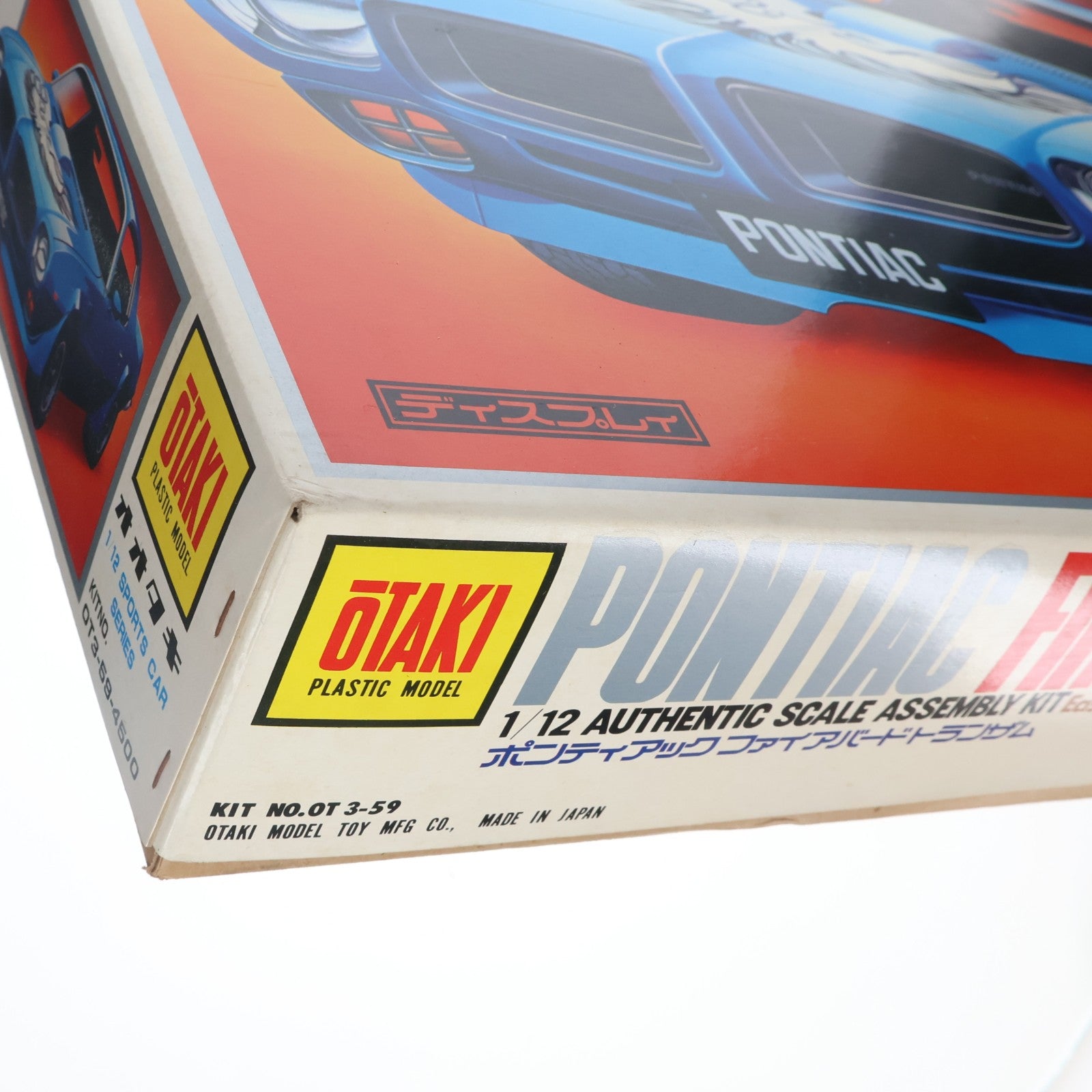【中古即納】[PTM] SPOTS CAR SERIES 1/12 ポンティアック ファイアバード トランザム プラモデル(OT3-59) OTAKI(オオタキ)(19991231)