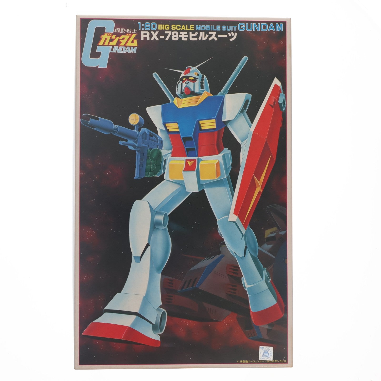 【中古即納】[PTM] (JAN無し版) 1/60 RX-78 ガンダム 機動戦士ガンダム プラモデル(36213) バンダイ(19801231)