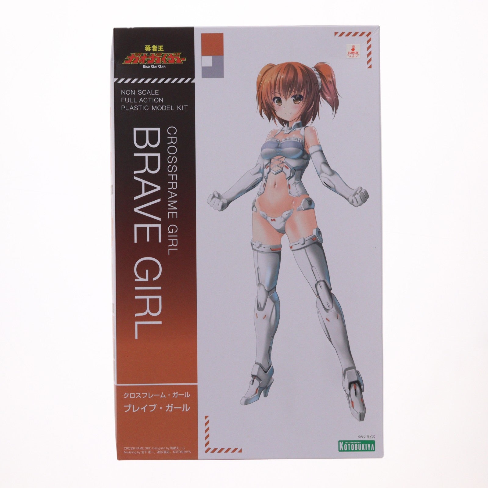 【中古即納】[PTM] フレームアームズ・ガール クロスフレーム・ガール ブレイブ・ガール 勇者王ガオガイガー プラモデル(CG005) コトブキヤ(20200131)