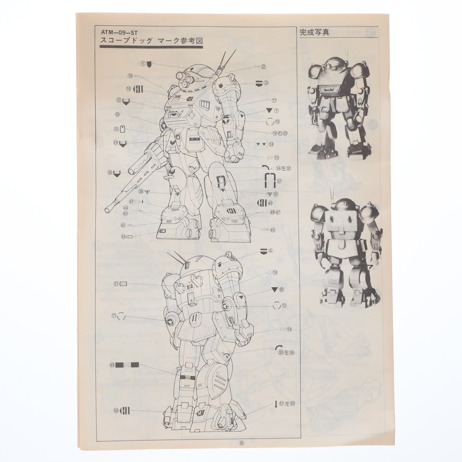 【中古即納】[PTM] SAKシリーズ No.4 1/24 ATM 09-WR アーマードトルーパー マーシィドッグ 装甲騎兵ボトムズ プラモデル(444003-1) タカラ(20000101)
