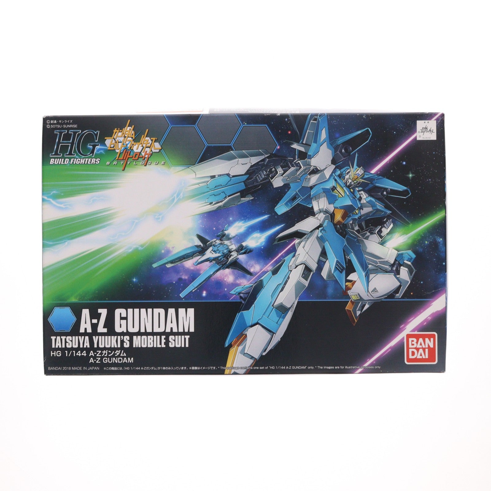 【中古即納】[PTM] Amazon.co.jp限定 HGBF 1/144 A-Zガンダム ガンダムビルドファイターズ バトローグ プラモデル バンダイ(20180131)