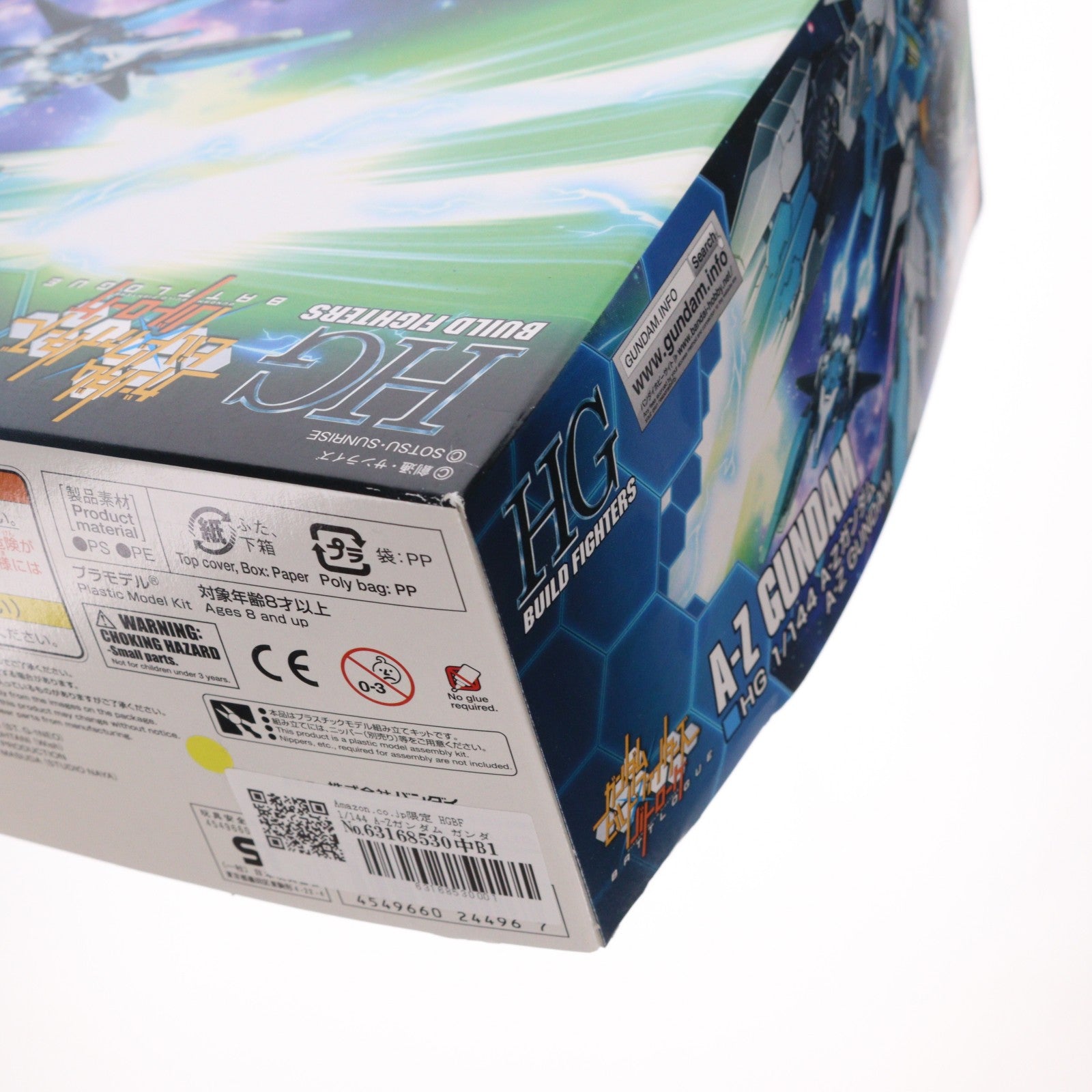 【中古即納】[PTM] Amazon.co.jp限定 HGBF 1/144 A-Zガンダム ガンダムビルドファイターズ バトローグ プラモデル バンダイ(20180131)