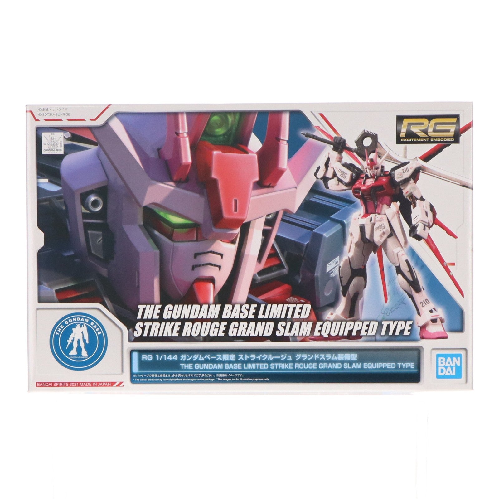 【中古即納】[PTM] ガンダムベース限定 RG 1/144 MBF-02 ストライクルージュ グランドスラム装備型 機動戦士ガンダムSEED(シード) プラモデル(5061399) バンダイスピリッツ(20210205)