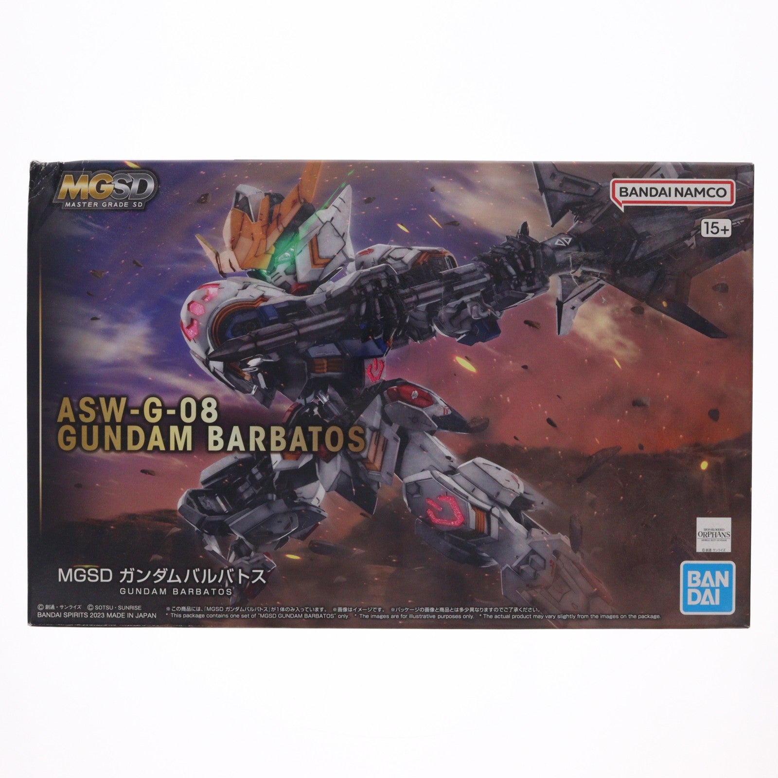 【中古即納】[PTM] (再販) MGSD ガンダムバルバトス 機動戦士ガンダム 鉄血のオルフェンズ プラモデル(5065699) バンダイスピリッツ(20260624)