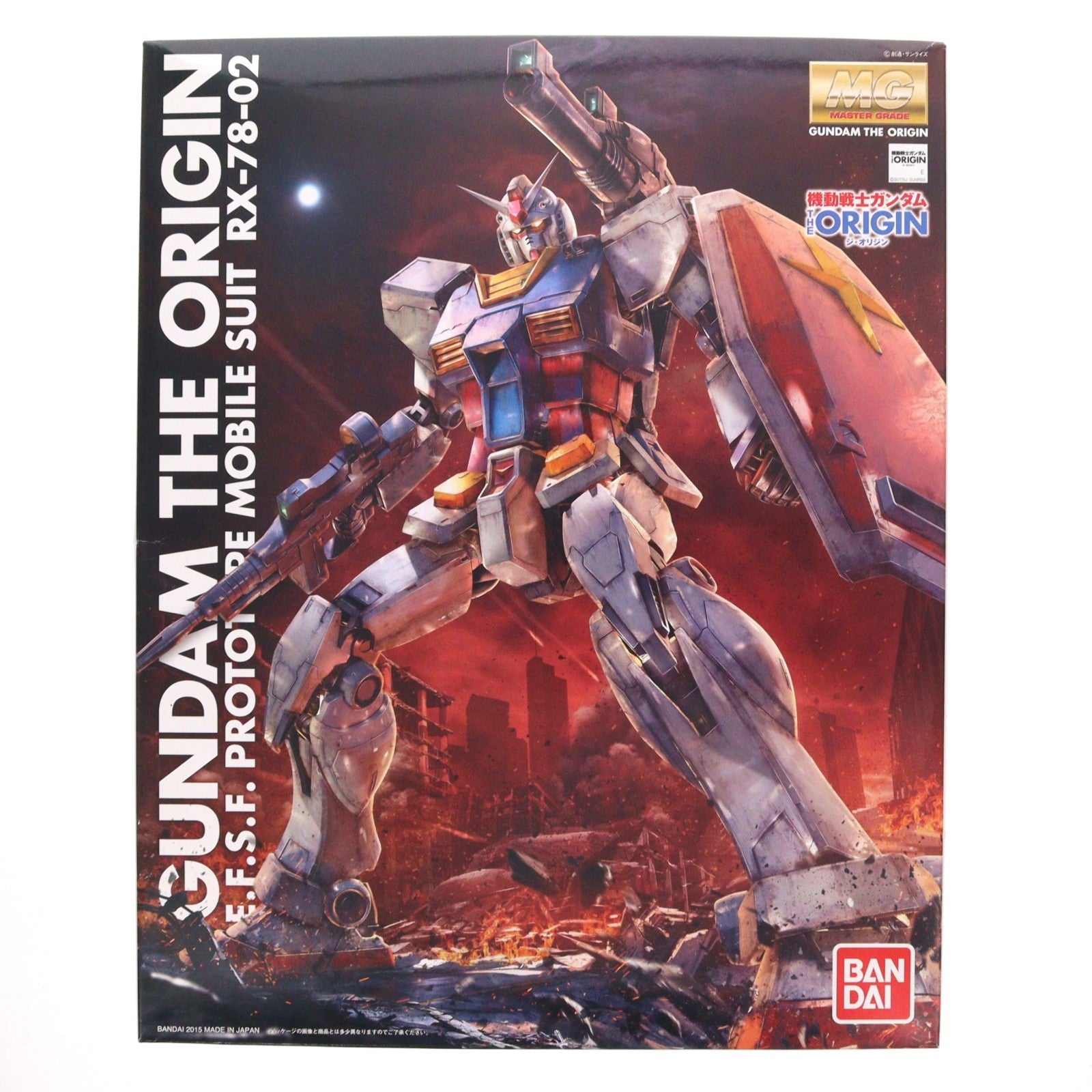 【中古即納】[PTM] MG 1/100 RX-78-02 ガンダム 機動戦士ガンダム THE ORIGIN(ジ・オリジン) プラモデル(0201314) バンダイ(20210615)