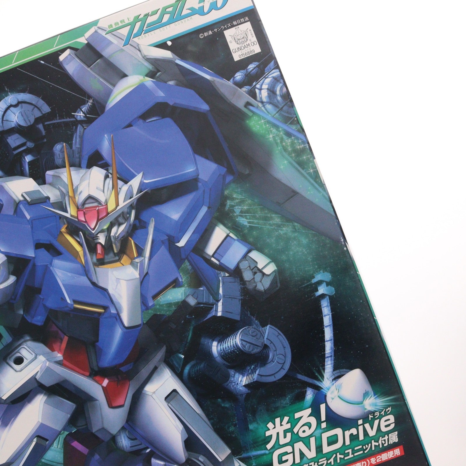【中古即納】[PTM] 1/100 GN-0000+GNR-010 ダブルオーライザー(ダブルオーガンダム&オーライザー+ソレスタルビーイングVer.ベース クリアグリーン) スペシャル3点セット 機動戦士ガンダム00(ダブルオー) プラモデル(0156889) バンダイ(20081231)