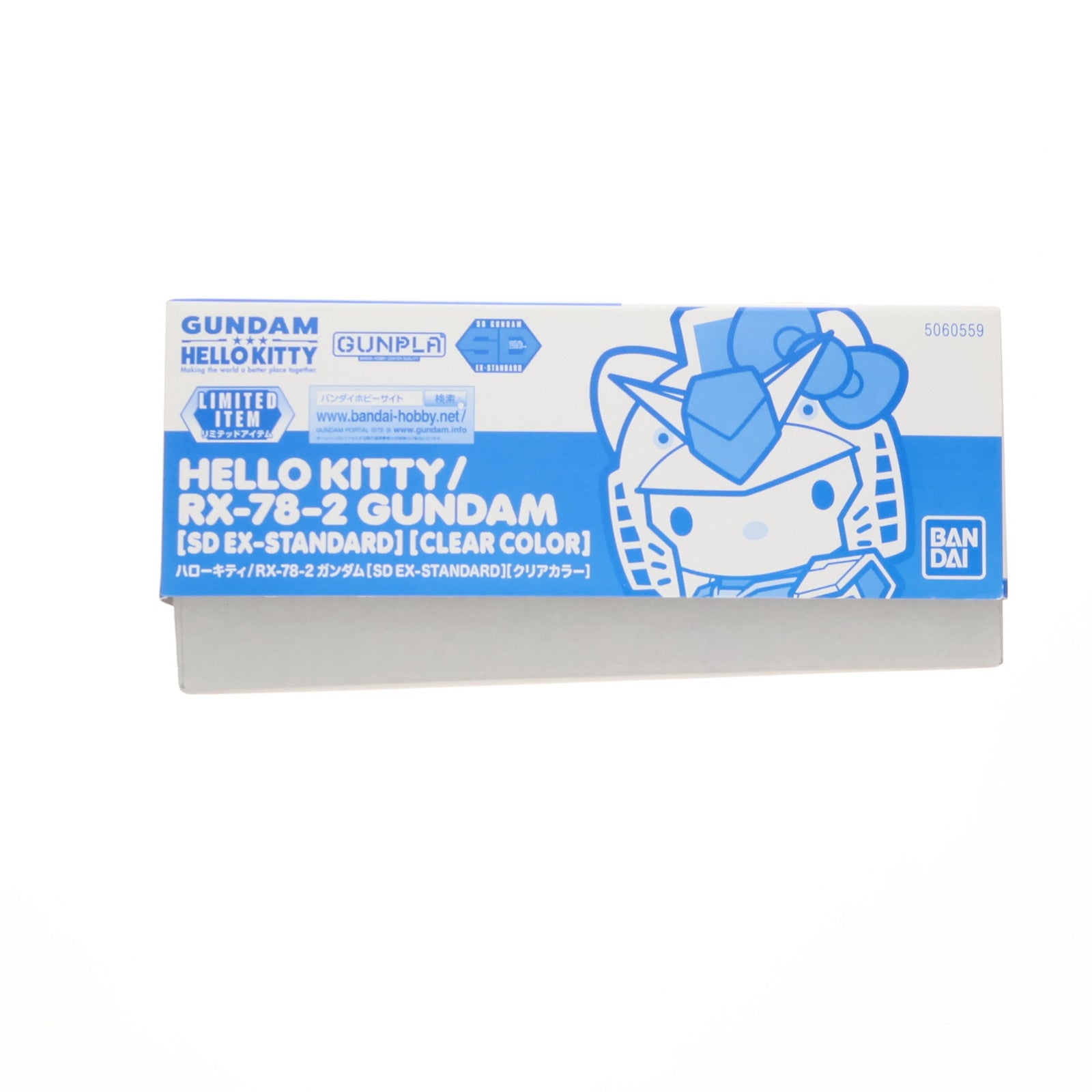 【中古即納】[PTM] イベント限定 SD EX-STANDARD ハローキティ/RX-78-2 ガンダム(クリアカラー) 機動戦士ガンダム×ハローキティ プラモデル(5060559) バンダイスピリッツ(20200613)