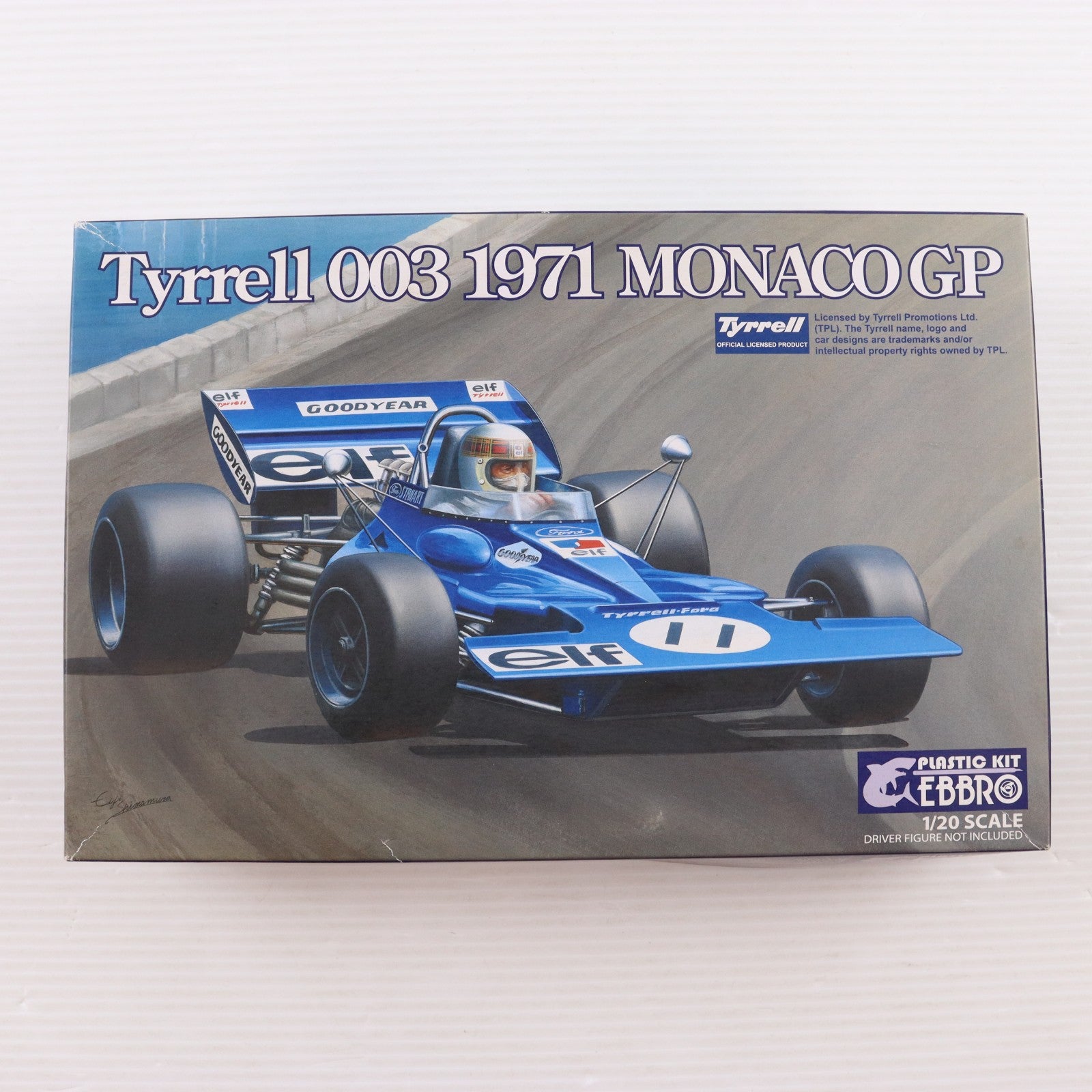 【中古即納】[PTM] 1/20 Tyrrell 003 Monaco GP 1971 プラモデル(20007) EBBRO(エブロ)(20141001)
