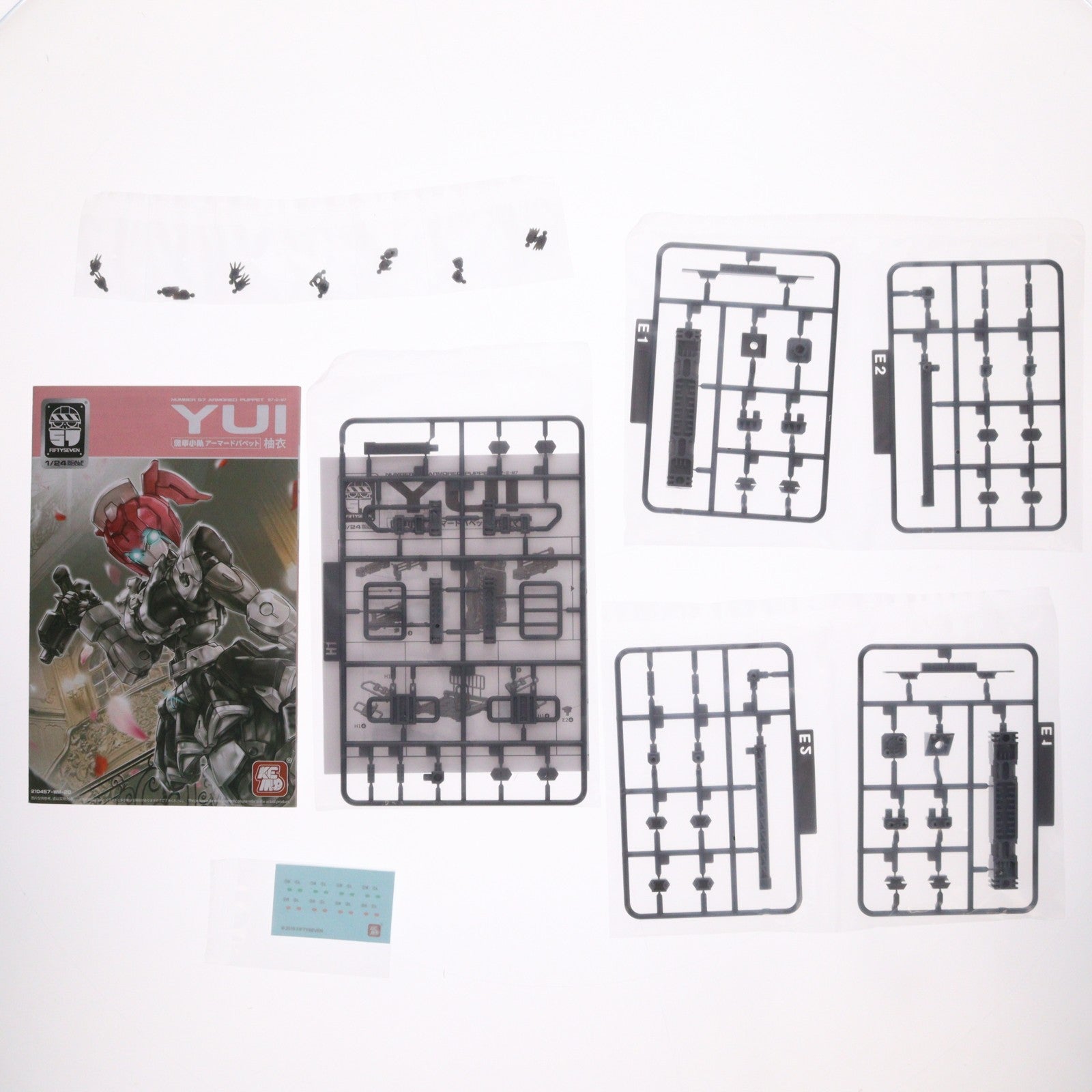 【中古即納】[PTM] 1/24 NUMBER 57 アーマードパペット 柚衣(ゆい) プラモデル(210457-WM-20) MoRiseHobby(モーライズホビー)(20250728)