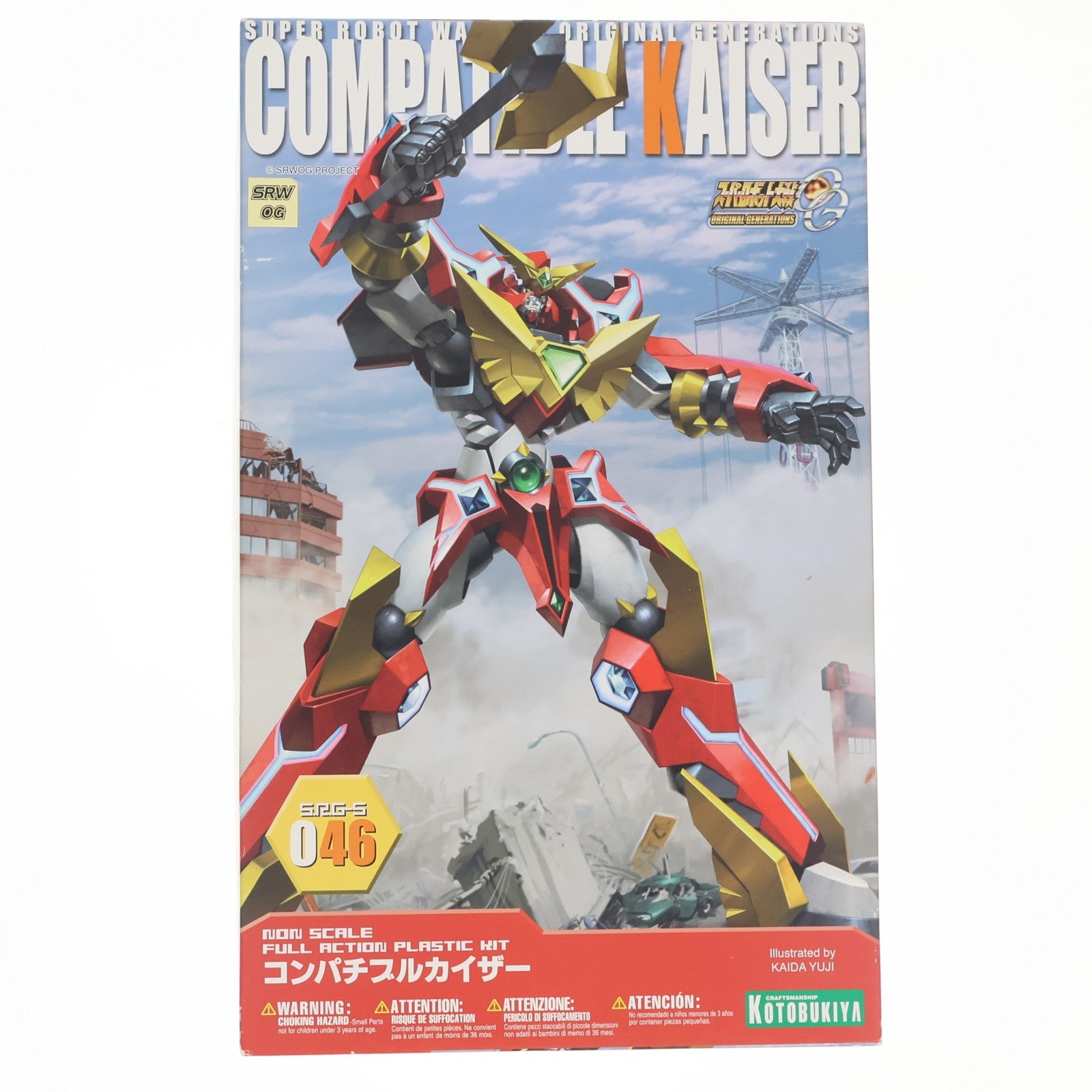 【中古即納】[PTM] S.R.G-S コンパチブルカイザー スーパーロボット大戦OG プラモデル(KP164) コトブキヤ(20110426)