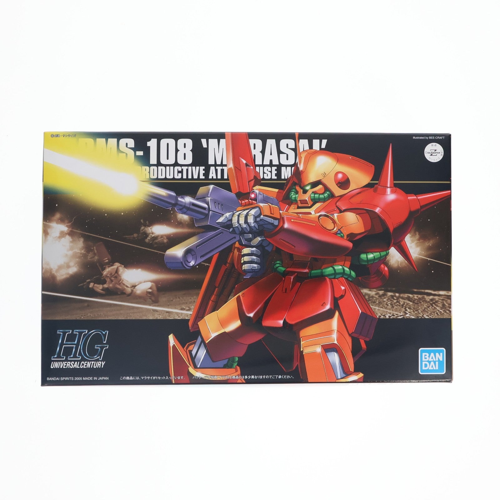 【中古即納】[PTM] (再販) HGUC 1/144 RMS-108 マラサイ 機動戦士Zガンダム プラモデル バンダイスピリッツ(20250904)