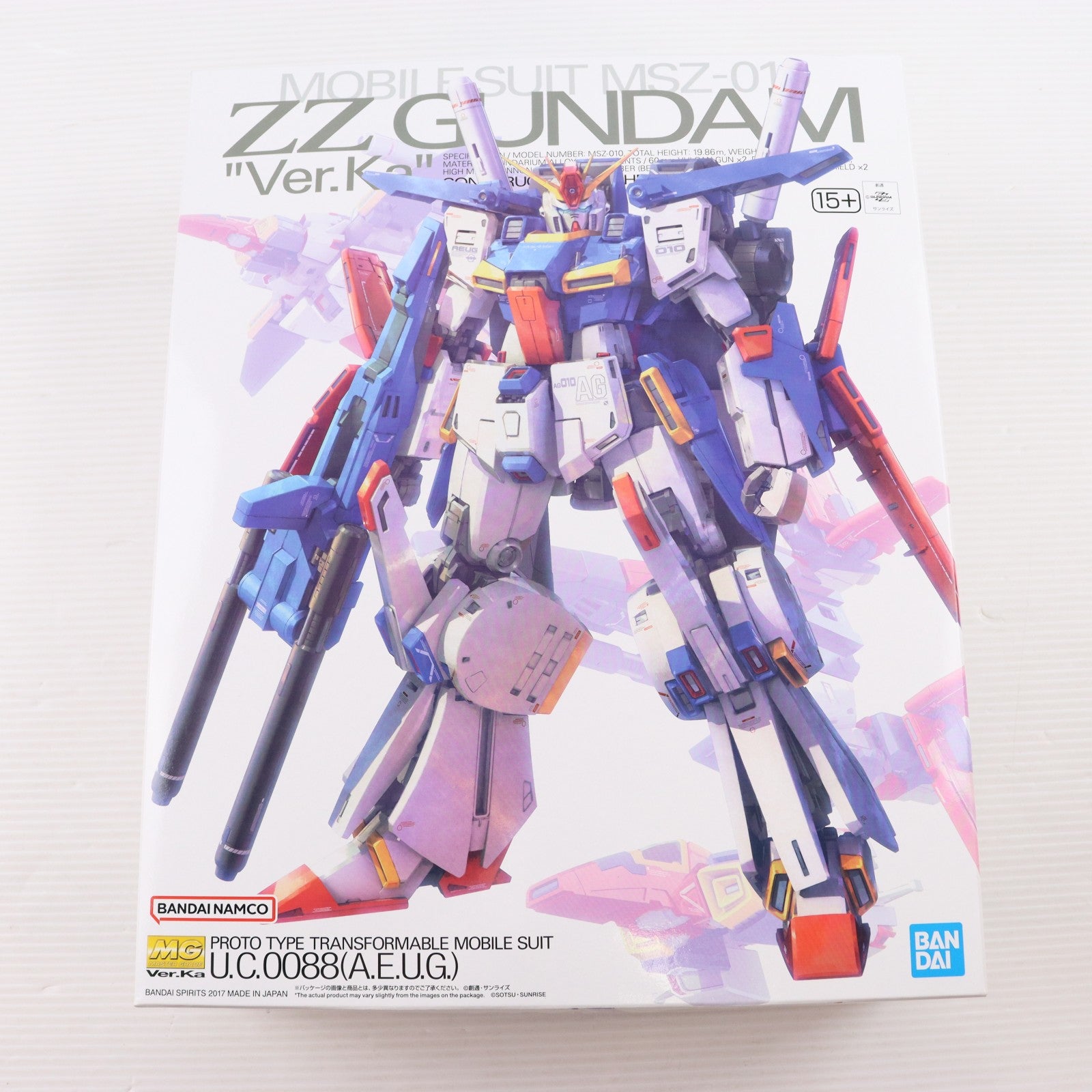 【中古即納】[PTM] (再販) MG 1/100 MSZ-010 ダブルゼータガンダム Ver.Ka 機動戦士ガンダムZZ(ダブルゼータ) プラモデル(5063151) バンダイスピリッツ(20251129)