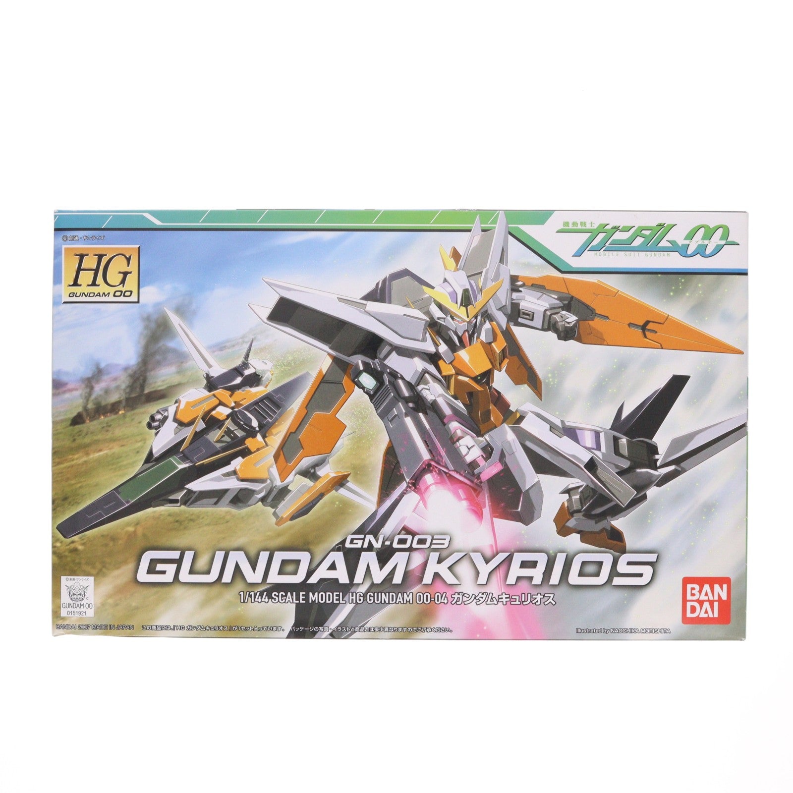 【中古即納】[PTM] HG 1/144 GN-003 ガンダムキュリオス 機動戦士ガンダム00(ダブルオー) プラモデル(0151921) バンダイ(20071130)