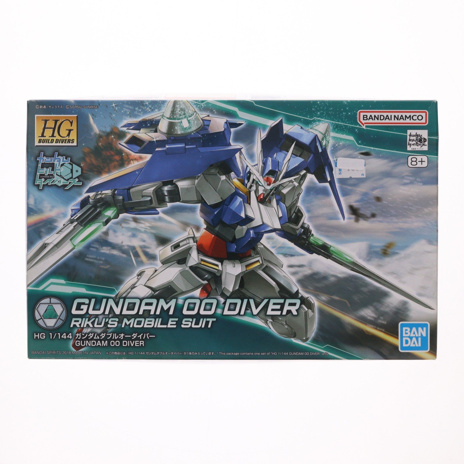 【中古即納】[PTM] (再販) HGBD 1/144 ガンダムダブルオーダイバー ガンダムビルドダイバーズ プラモデル(5067218) バンダイスピリッツ(20240810)