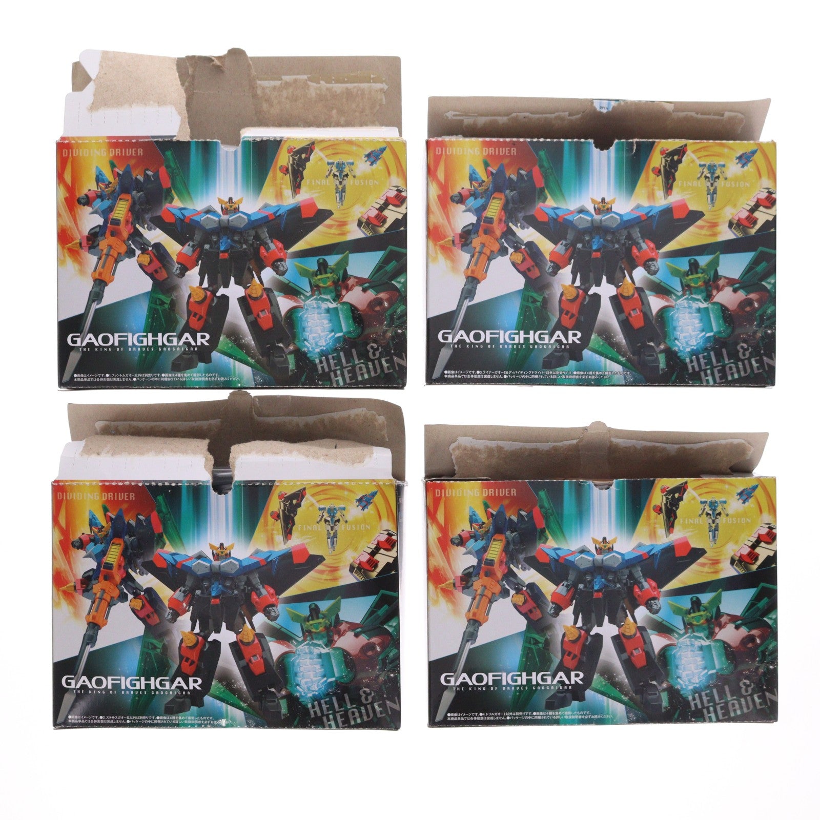 【中古即納】[PTM] (BOX)(食玩) スーパーミニプラ 勇者王ガオガイガー4 プラモデル(4個) バンダイ(20180625)