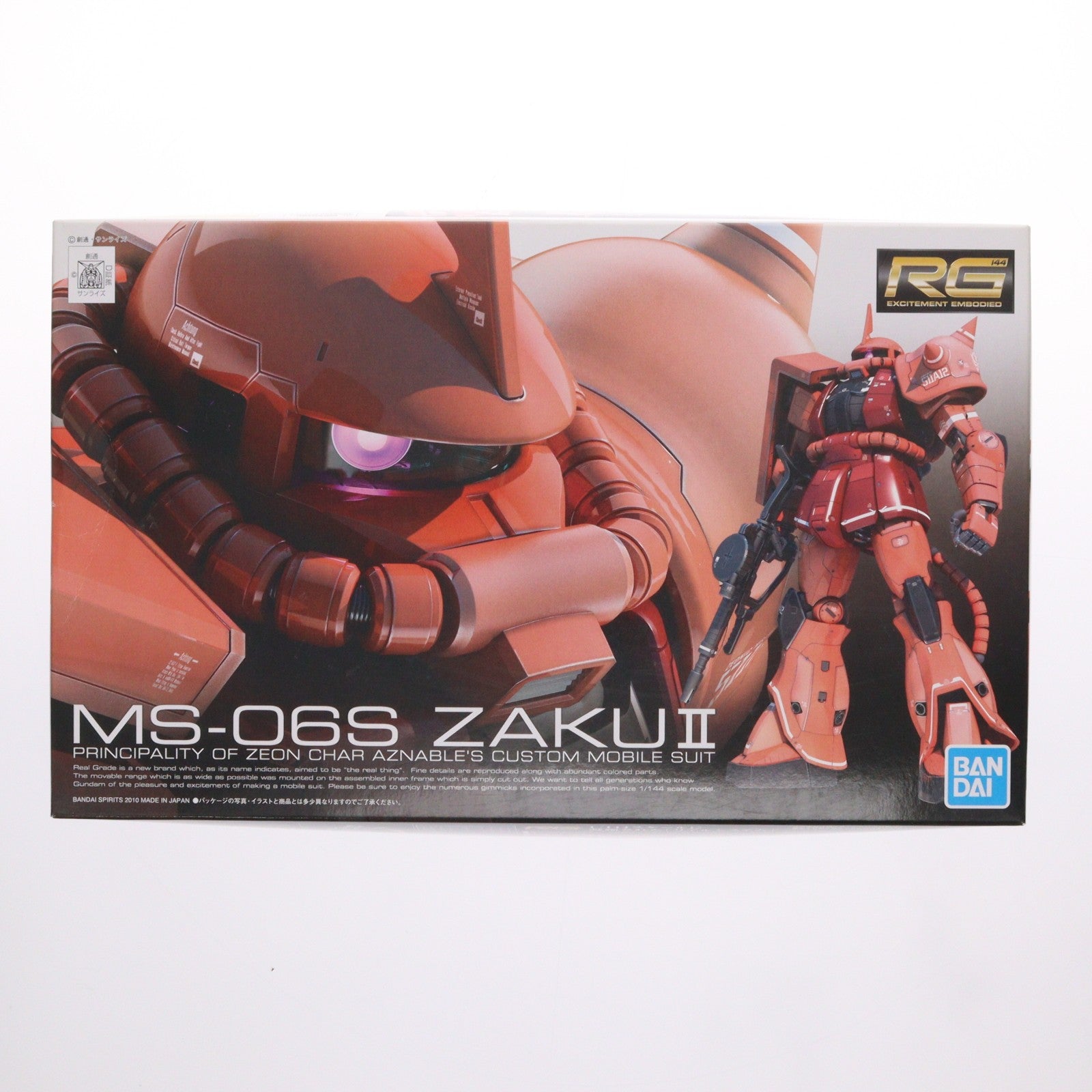 【中古即納】[PTM] (再販) RG 1/144 MS-06S シャア専用ザク 機動戦士ガンダム プラモデル(5061595) バンダイスピリッツ(20260321)