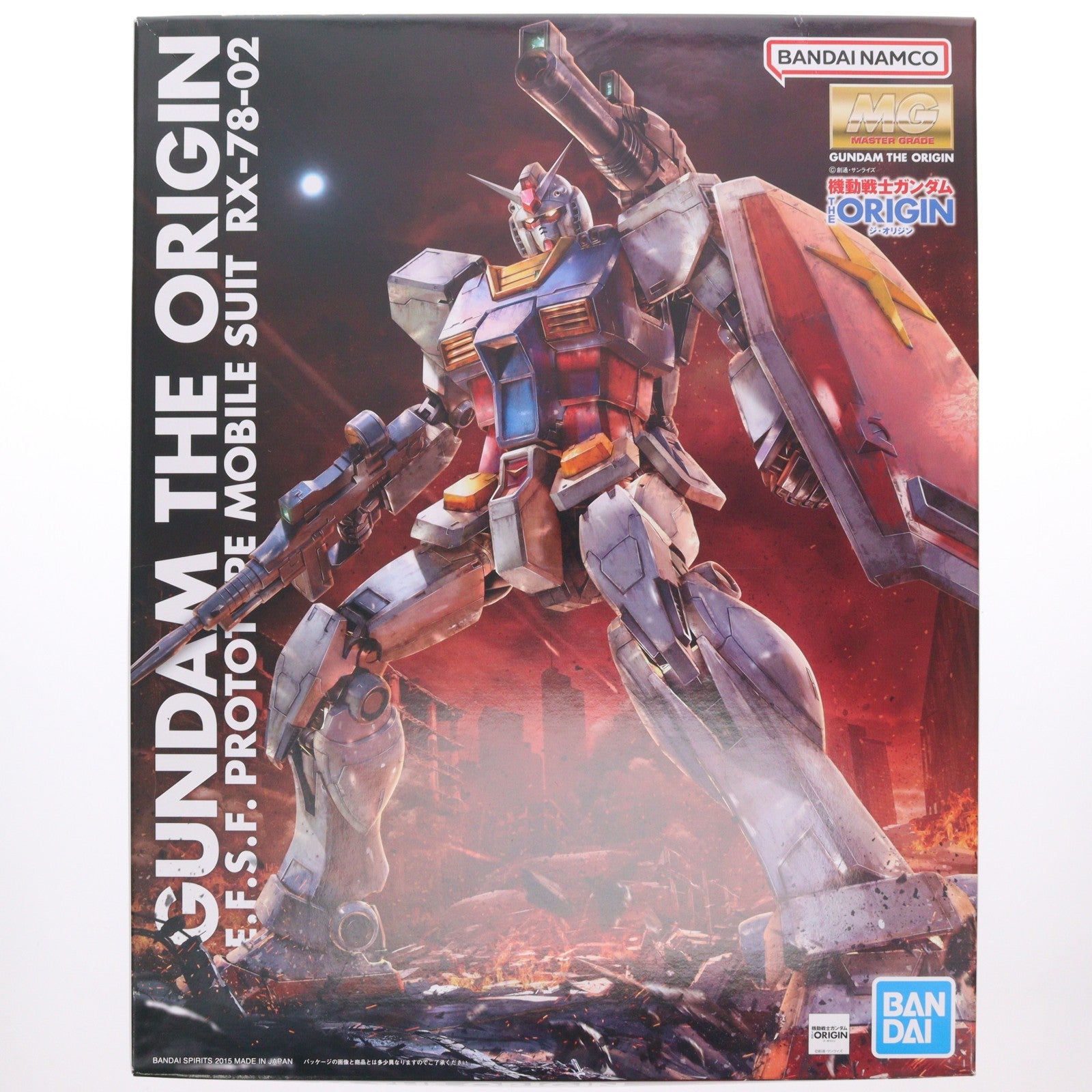 【中古即納】[PTM] MG 1/100 RX-78-2 ガンダム 機動戦士ガンダム THE ORIGIN(ジオリジン) プラモデル(5062847) バンダイスピリッツ(20210729)