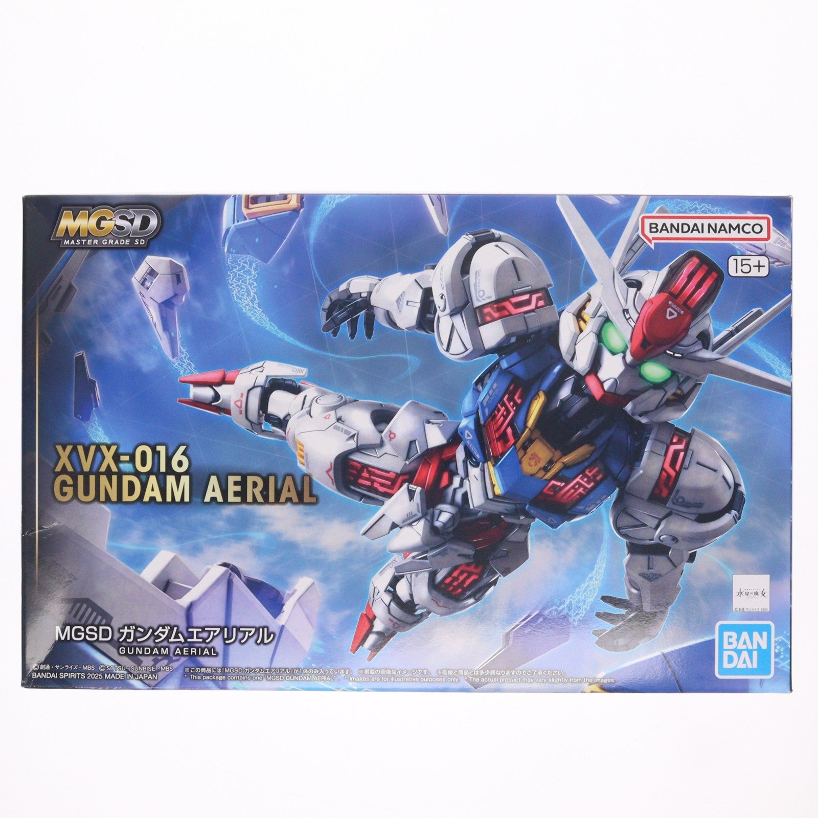 【中古即納】[PTM] MGSD XVX-016 ガンダムエアリアル 機動戦士ガンダム 水星の魔女 プラモデル(5068846) バンダイスピリッツ(20250823)