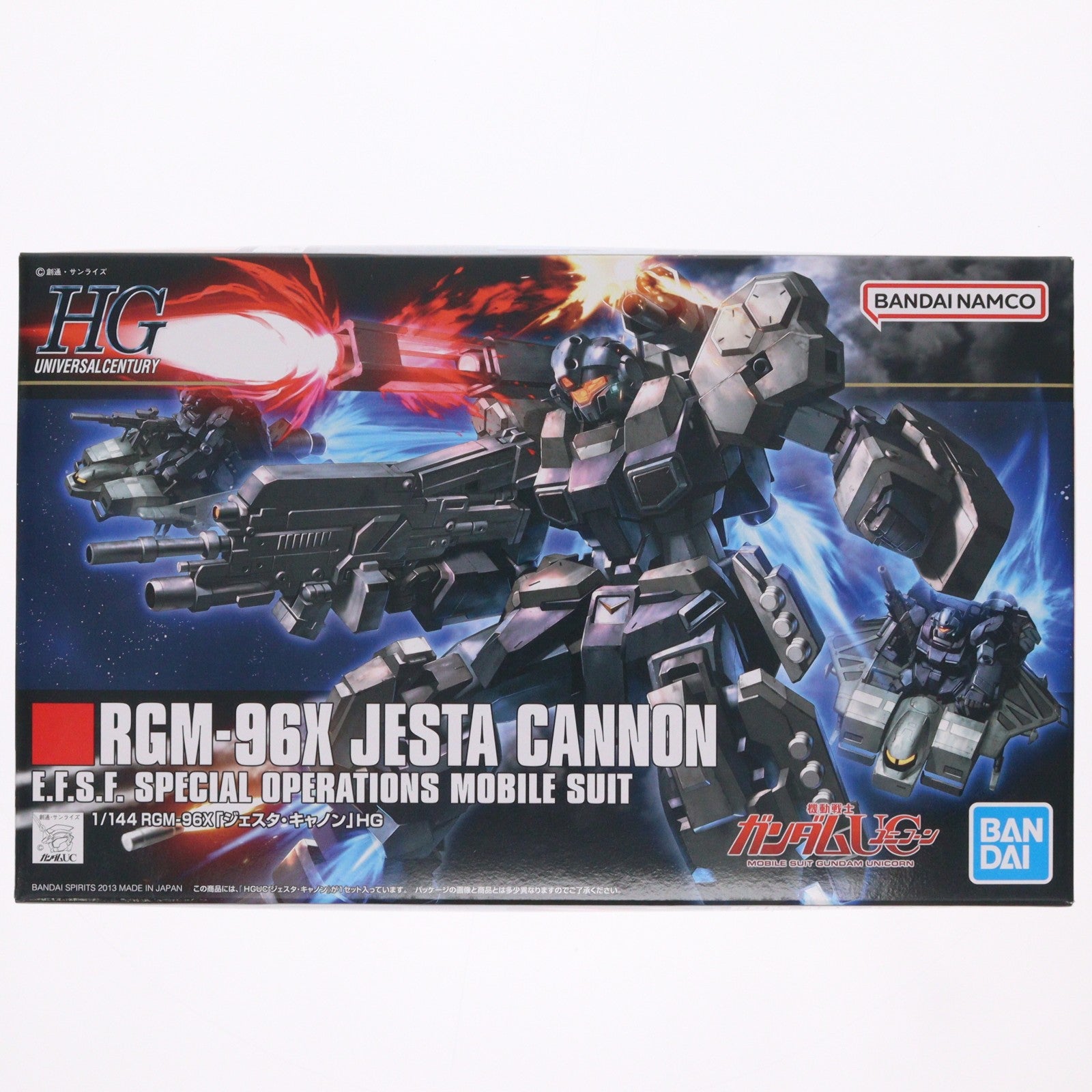 【中古即納】[PTM] (再販) HGUC 1/144 RGM-96X ジェスタ・キャノン 機動戦士ガンダムUC(ユニコーン) プラモデル バンダイスピリッツ(20241231)