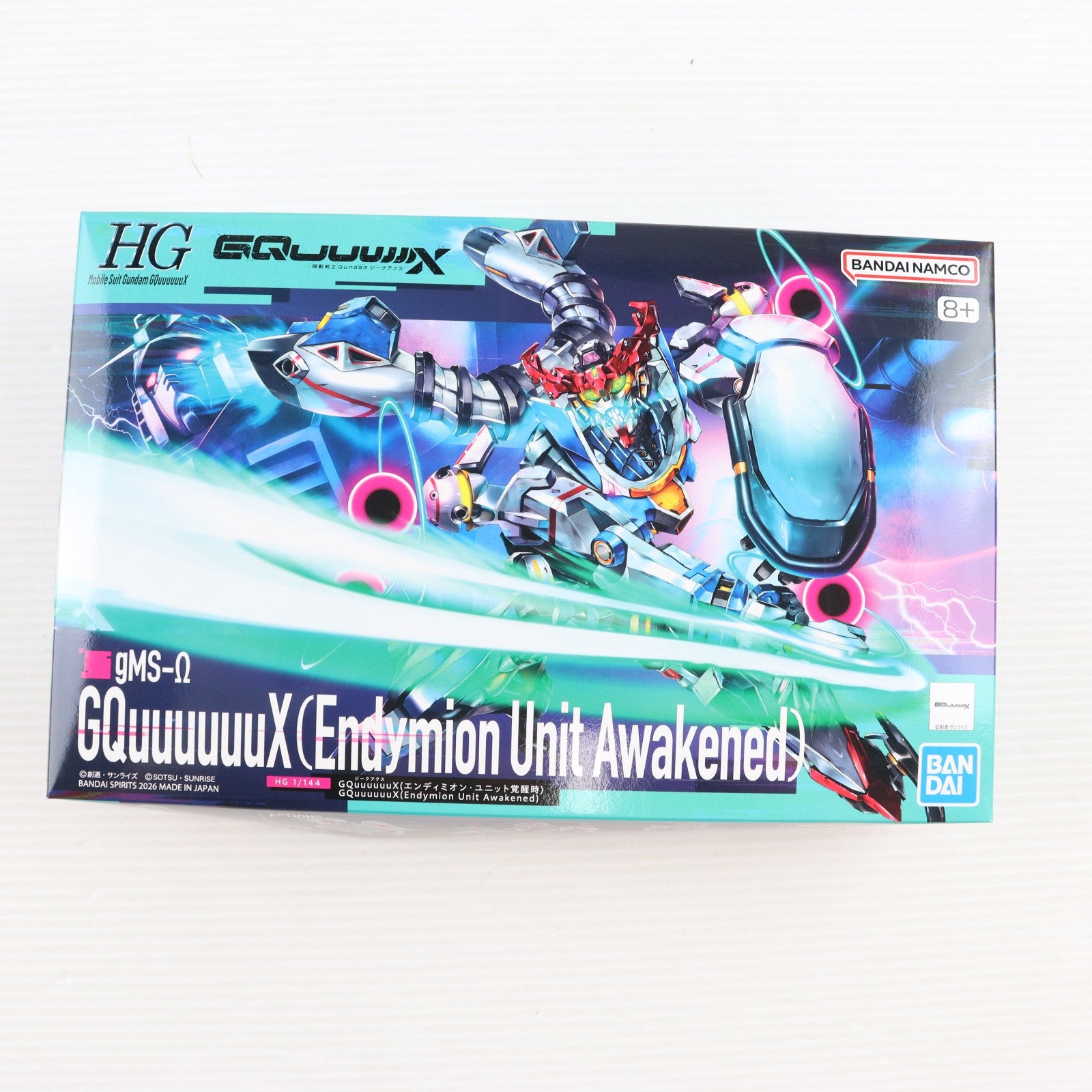 【中古即納】[PTM] (再販) HG 1/144 GQuuuuuuX(エンディミオン・ユニット覚醒時) 機動戦士Gundam GQuuuuuuX(ガンダム ジークアクス) プラモデル(5072000) バンダイスピリッツ(20260318)