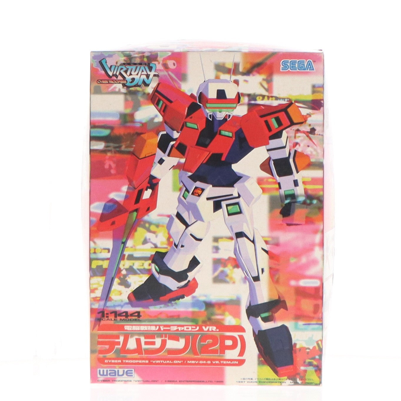 【中古即納】[PTM] 1/144 テムジン(2P) 電脳戦機バーチャロン プラモデル ウェーブ(WAVE)(19991231)