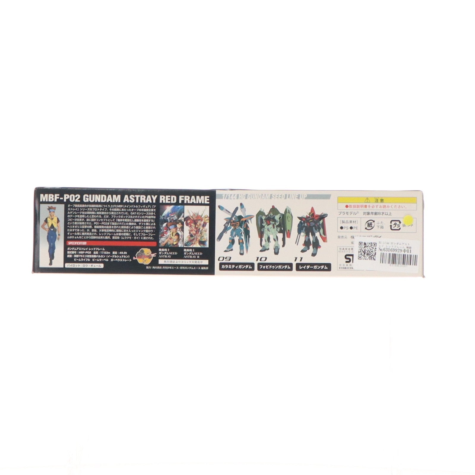 【中古即納】[PTM] HG 1/144 ガンダムアストレイ レッドフレーム 機動戦士ガンダムSEED(シード) プラモデル バンダイ(20031130)